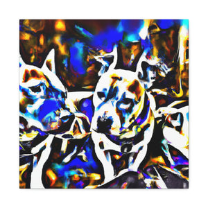 Pitbull in Abstraction - Canvas