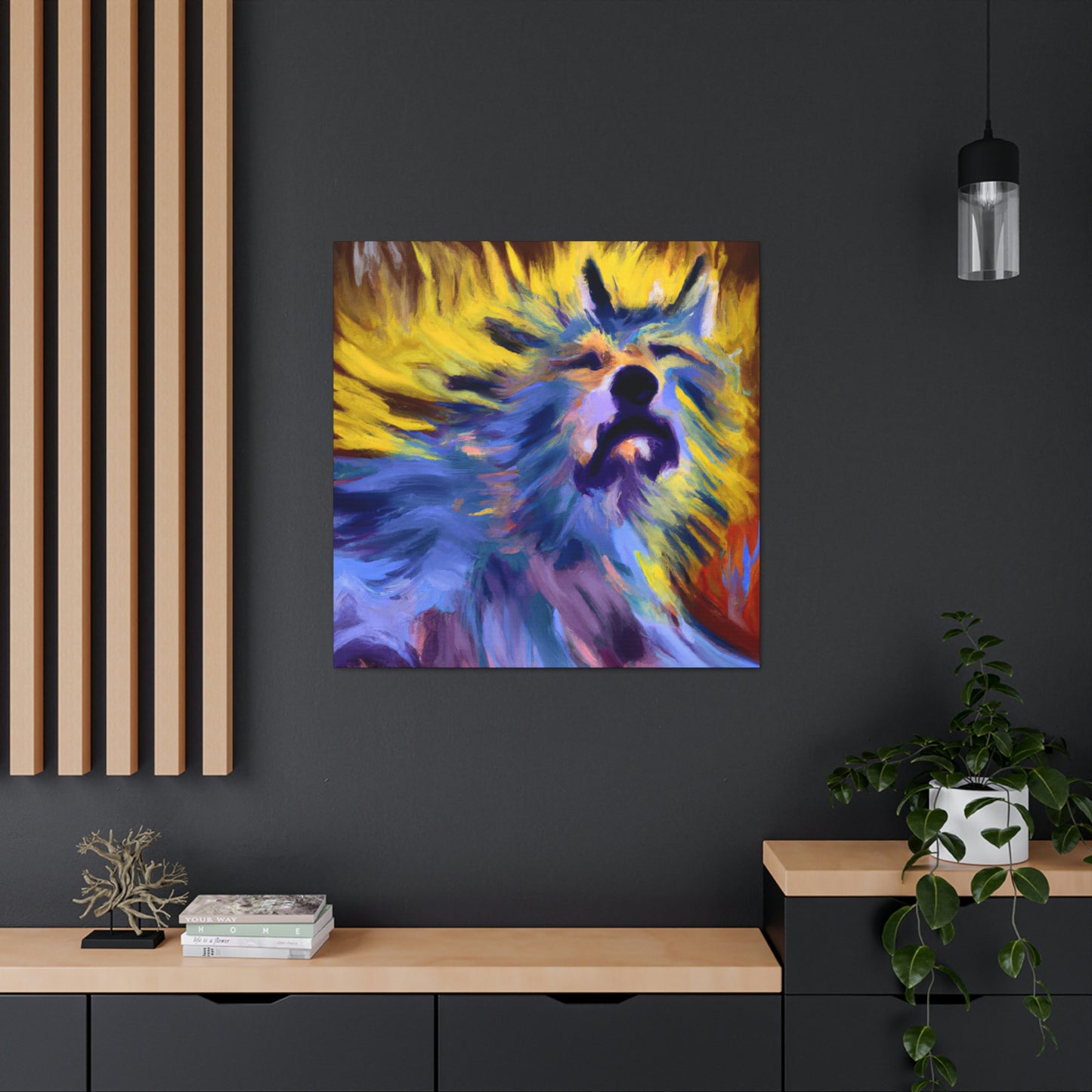 "Wolf in the Wilderness" - Canvas