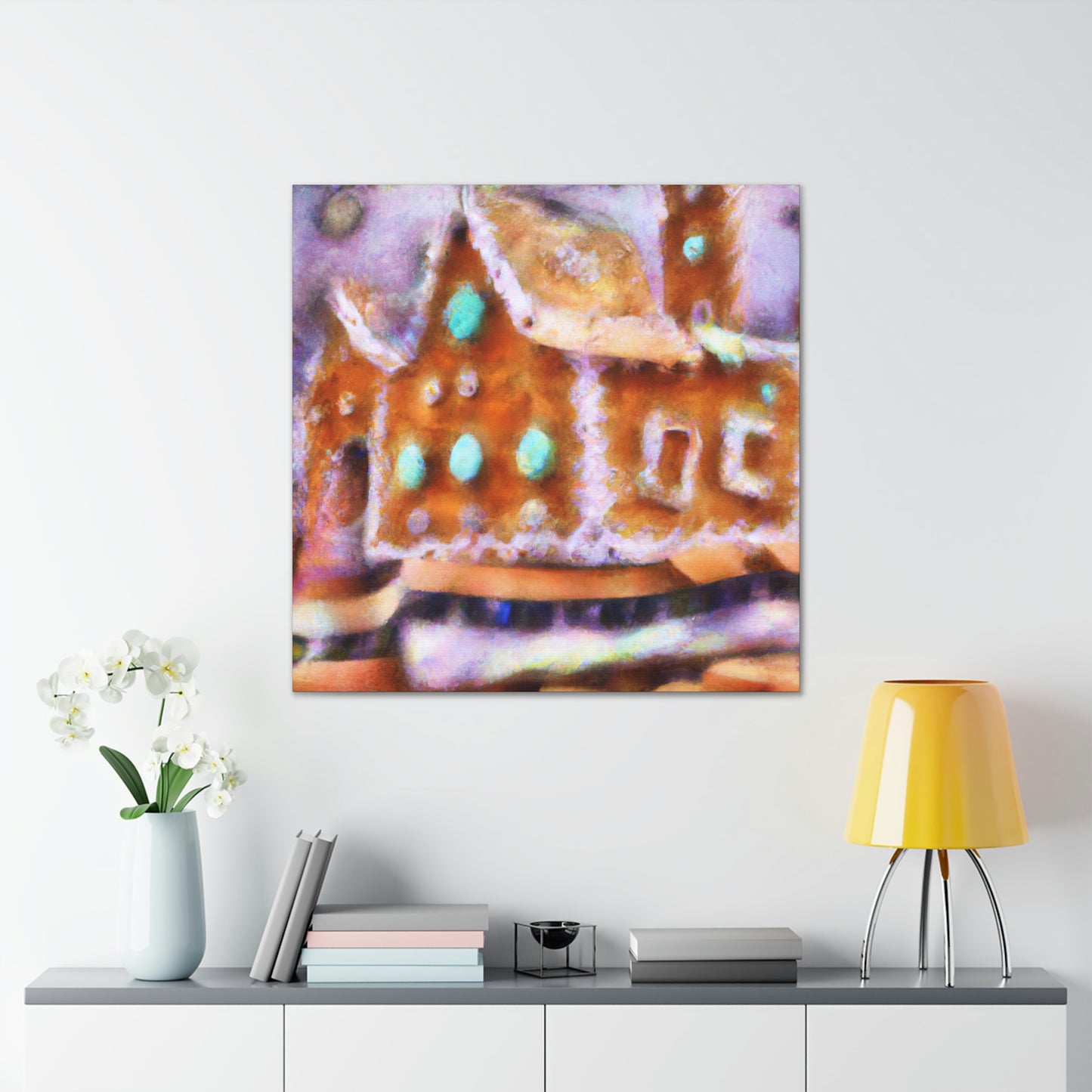 Gingerbread House Dream - Canvas