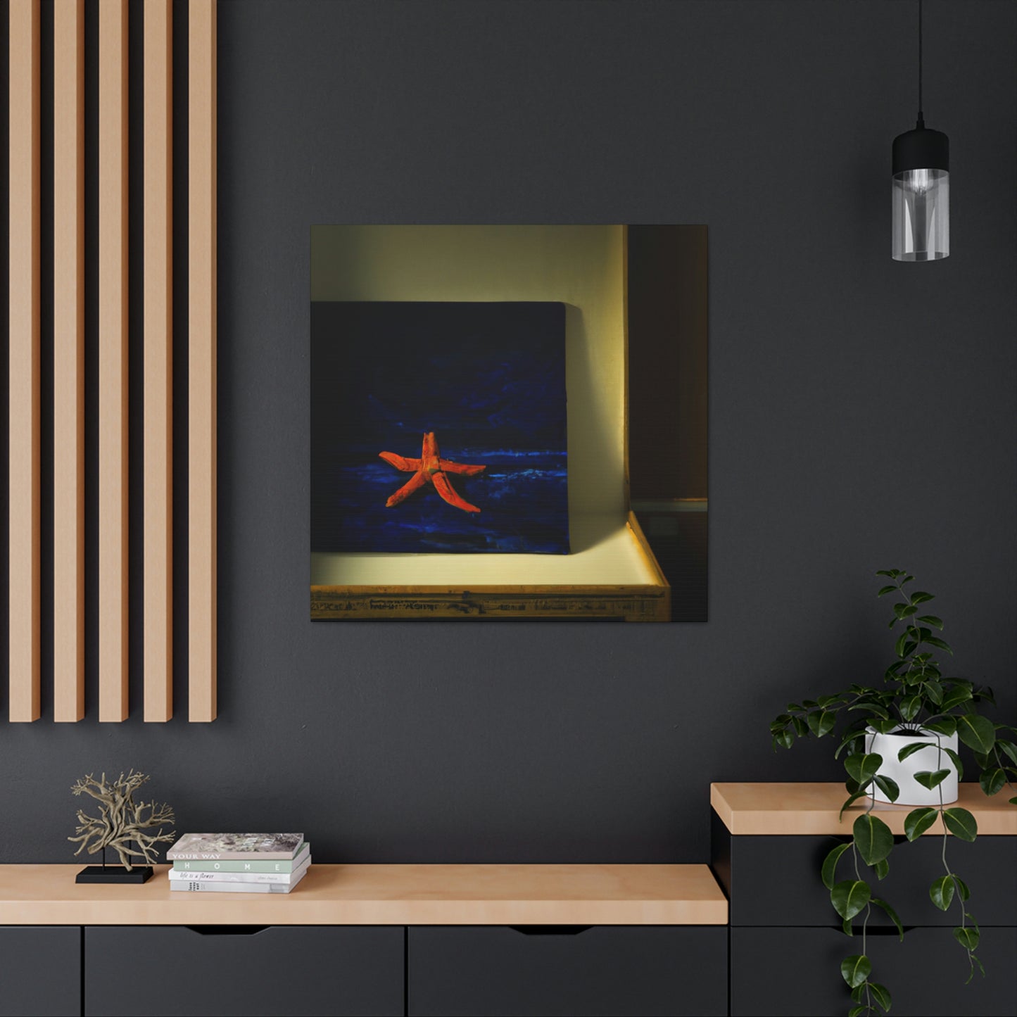 "Starfish Minimalism" - Canvas