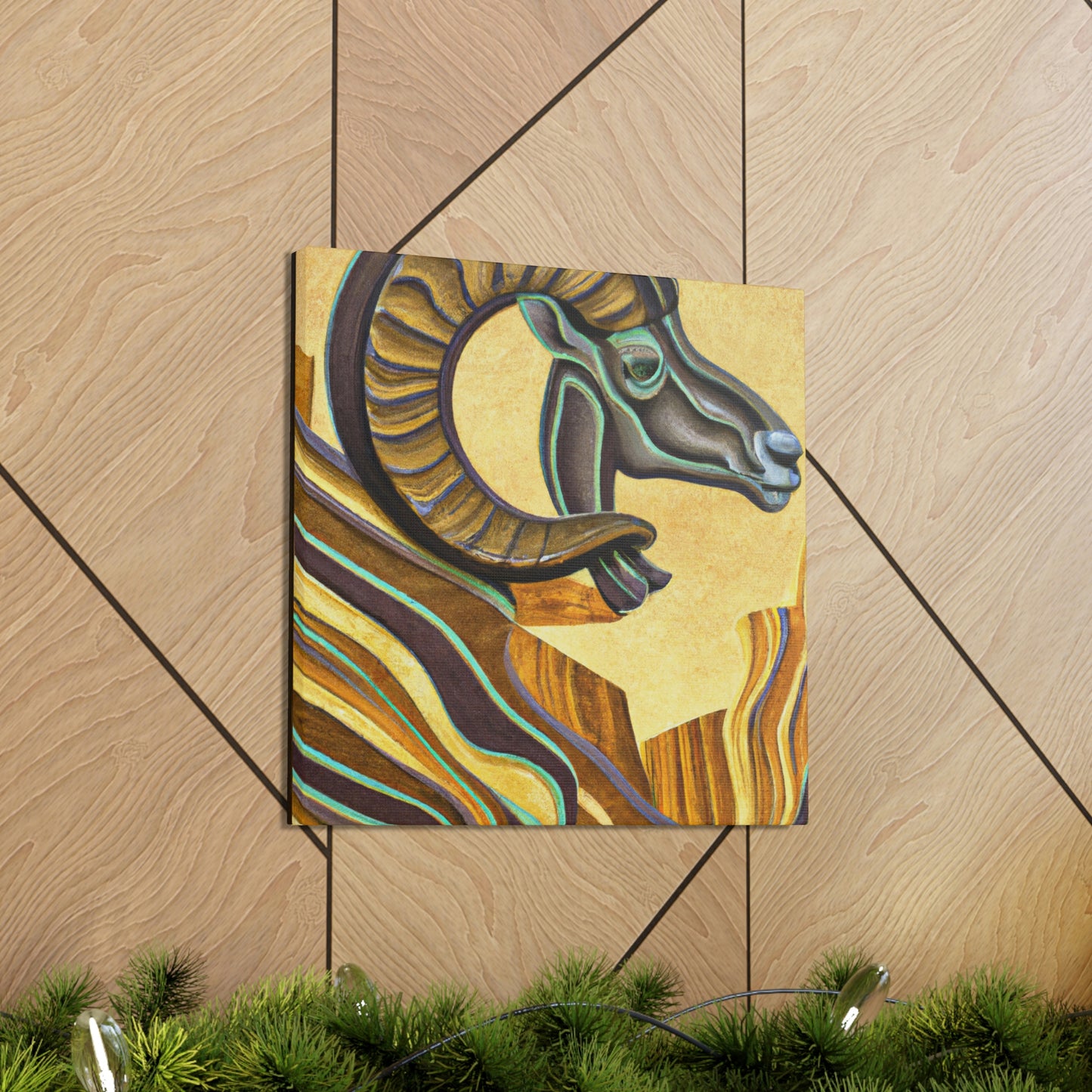 Mountain Majesty Bighorn - Canvas