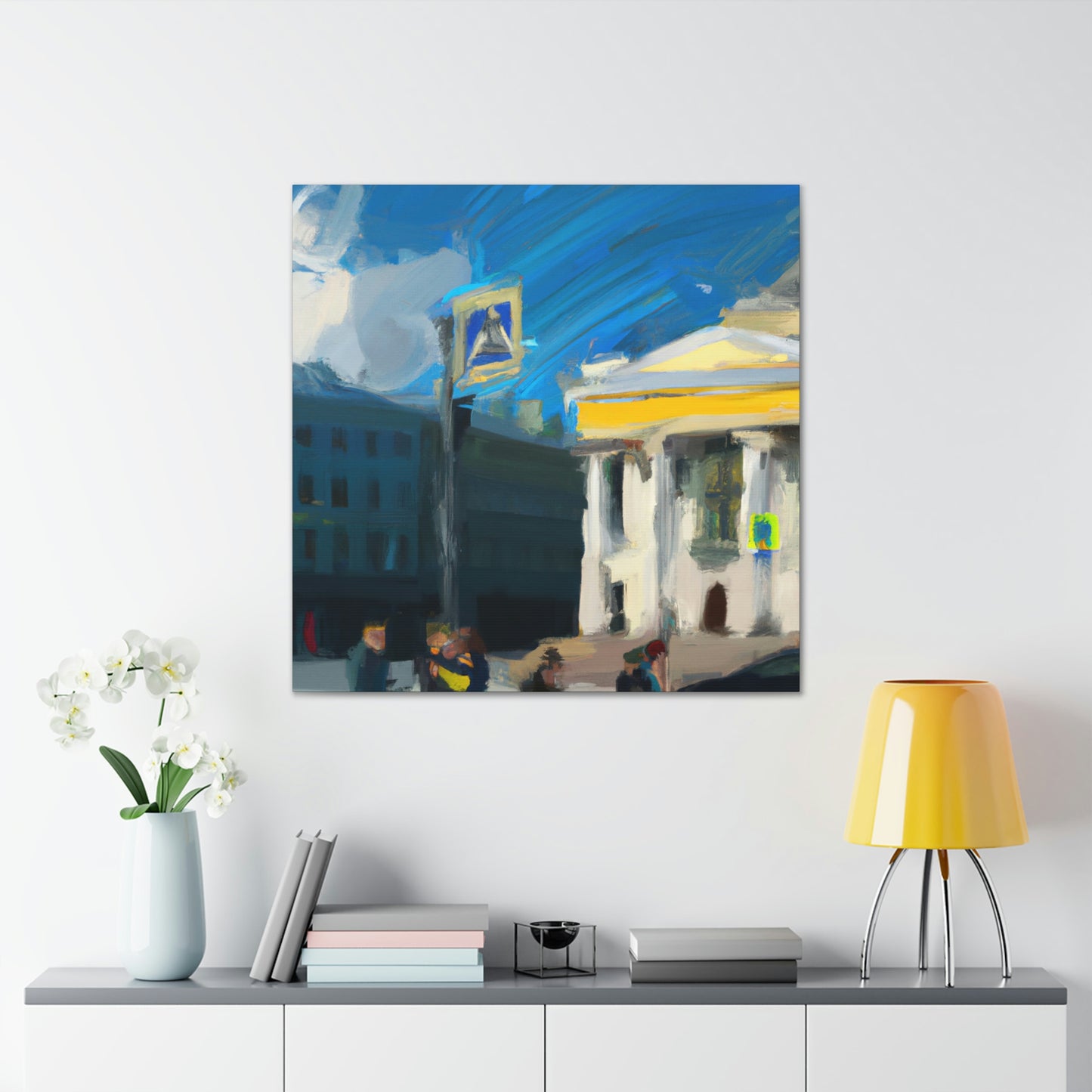 Neoclassical Digital Splendor - Canvas