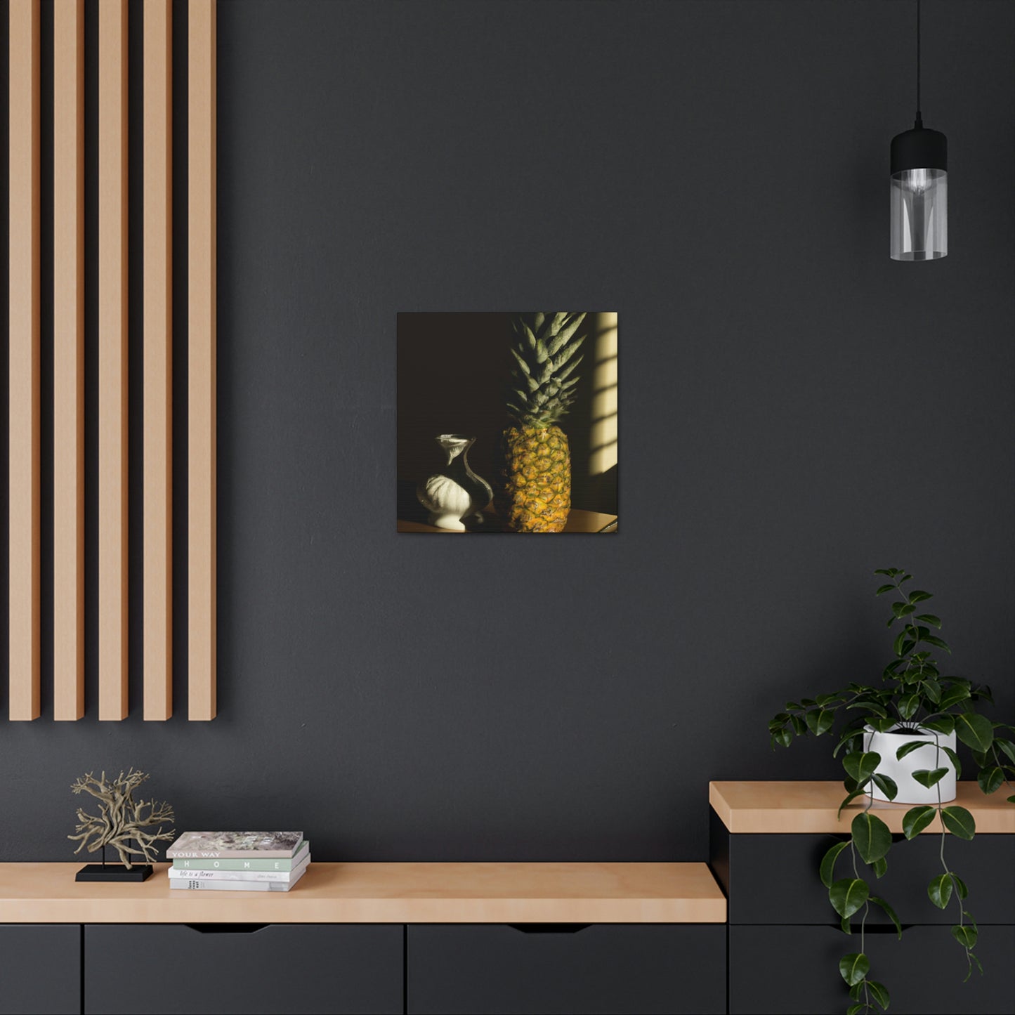 "Pineapple Paradise Deco" - Canvas