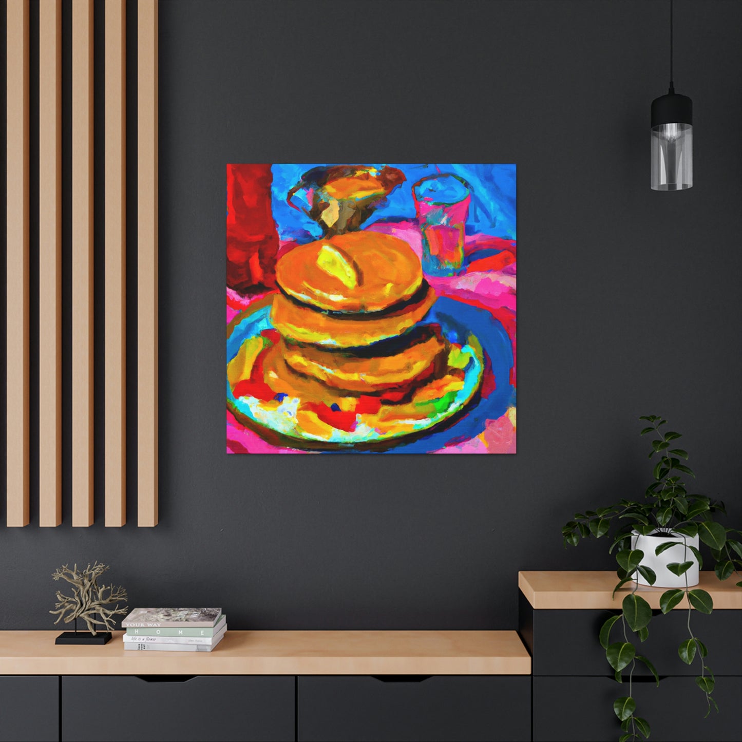 Pancakes in Fauvism - Canvas