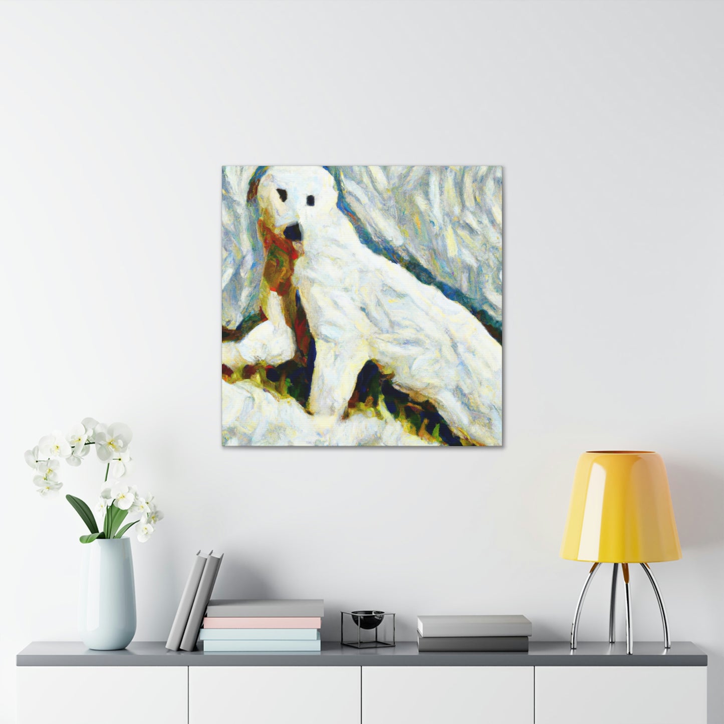 "Ermine's Majestic Splendor" - Canvas