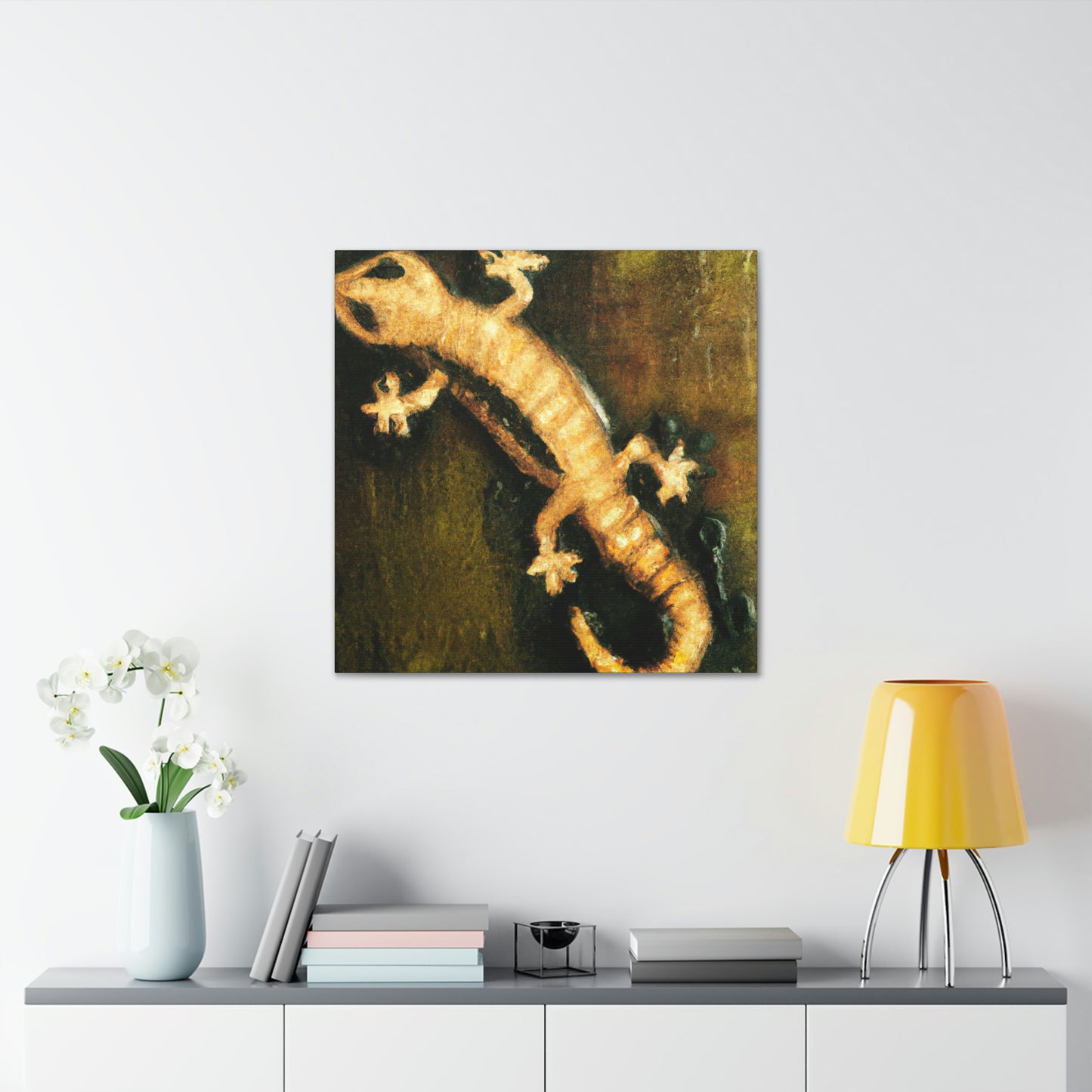 Lizard Simplicity Abounds - Canvas