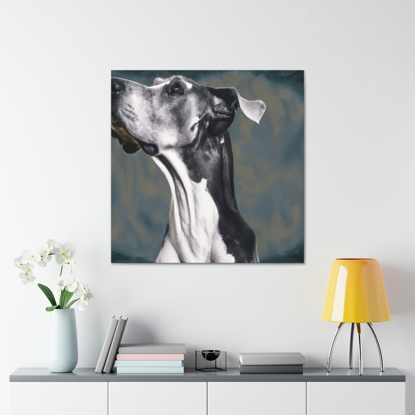 "Great Dane in Baroque" - Canvas