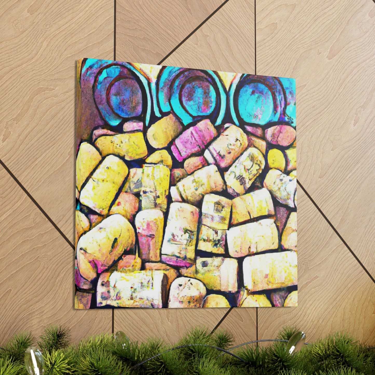 "Corks in a Bottle" - Canvas