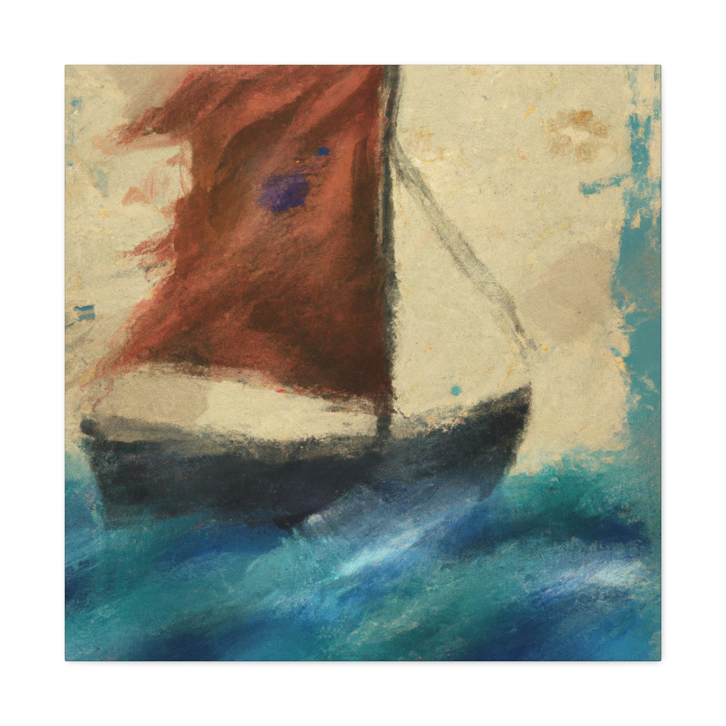 Sailing the Lonely Sea - Canvas