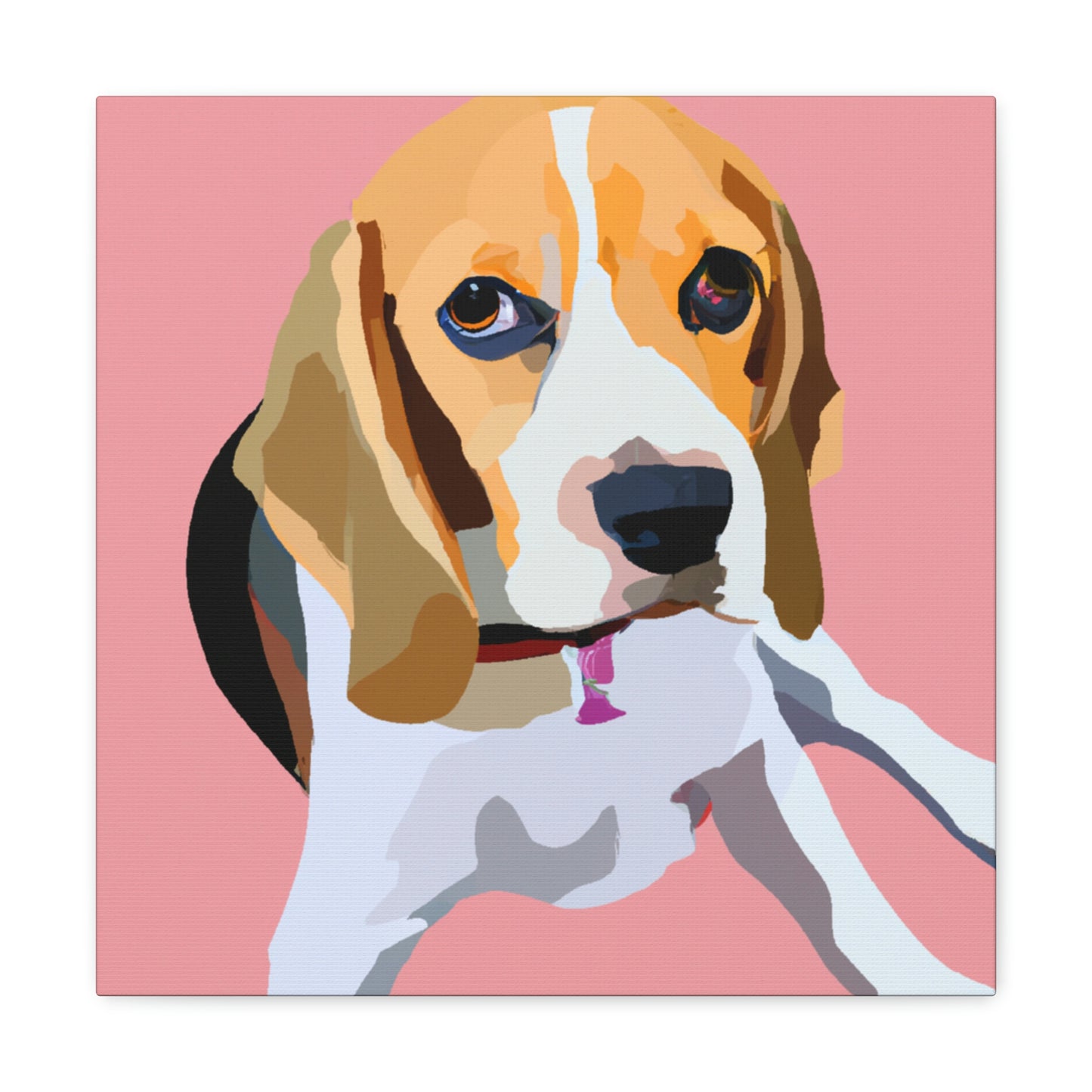 "Regal Beagle Minimalism" - Canvas