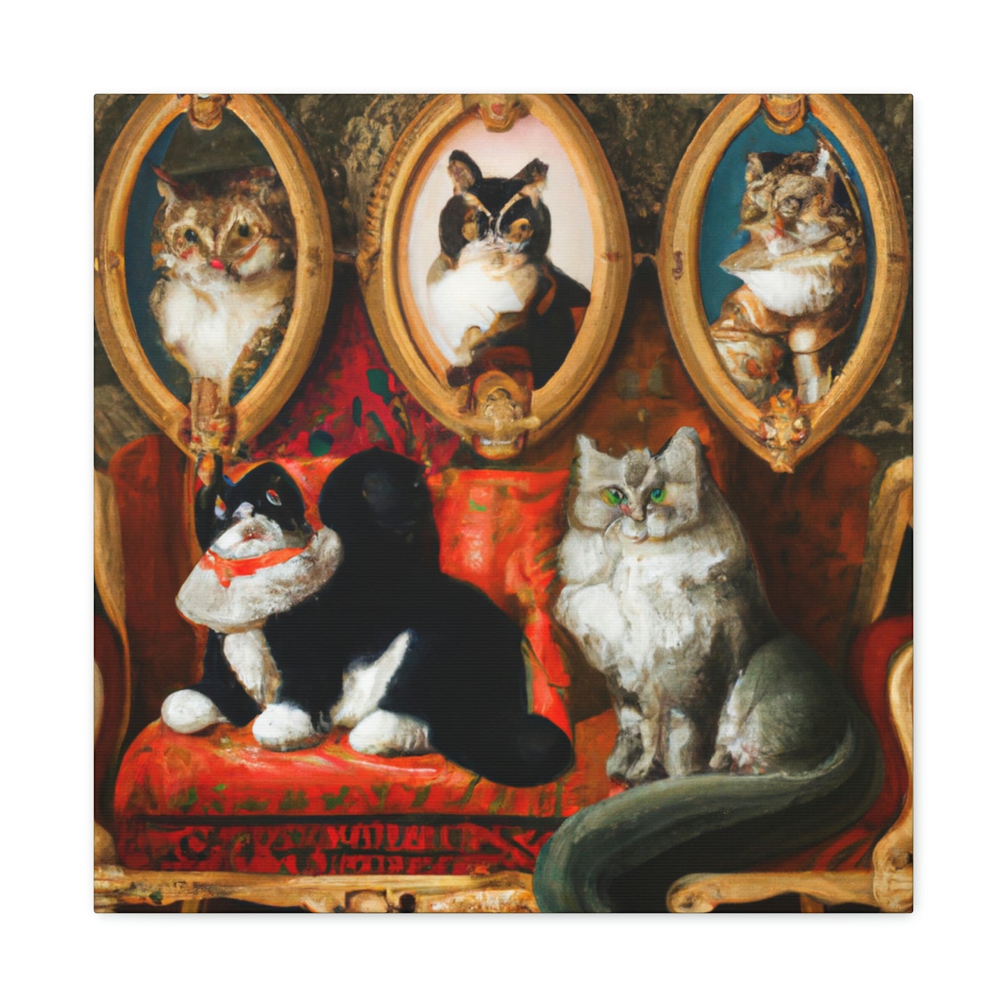 Cats in Splendor - Canvas