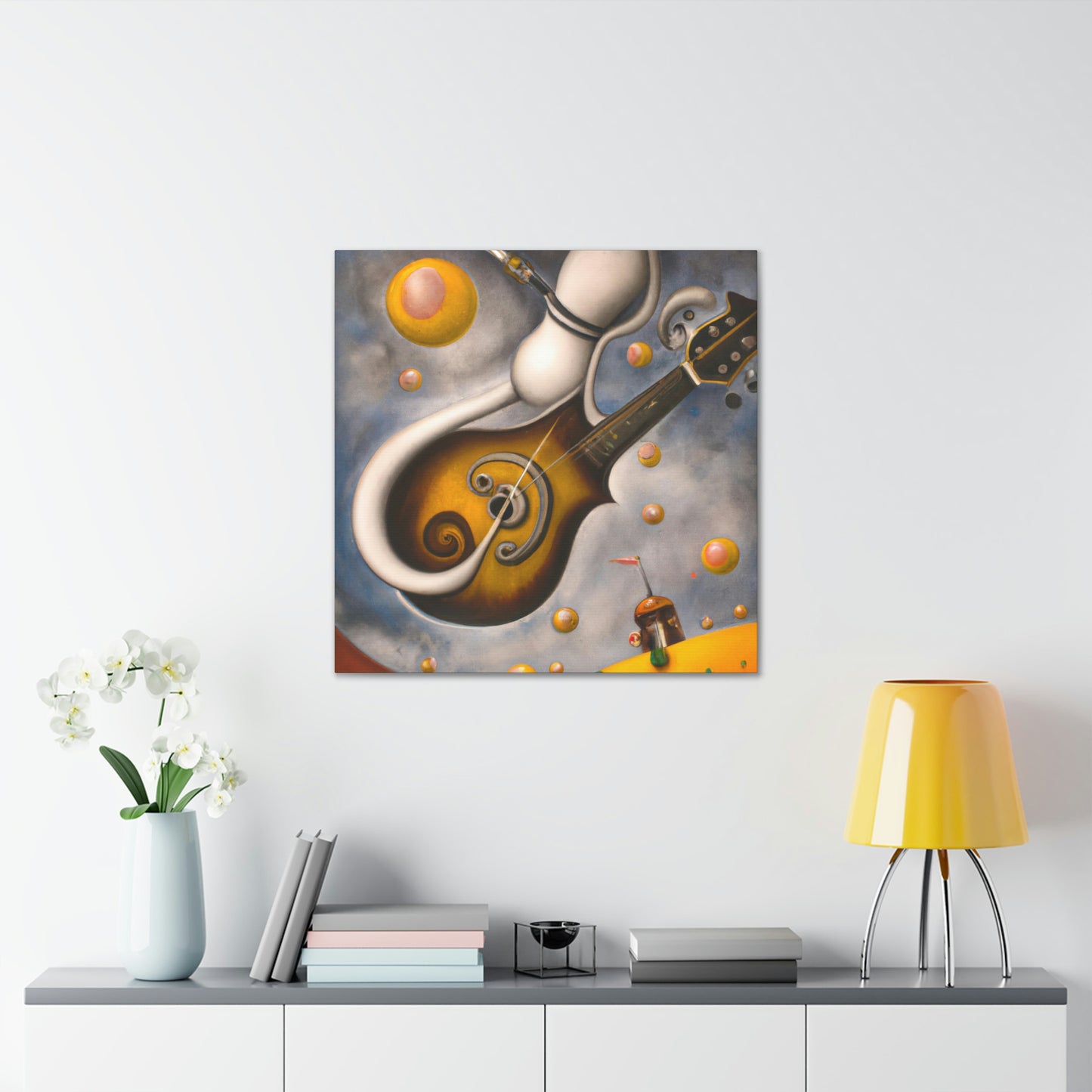 Mandolin in Surreality. - Canvas