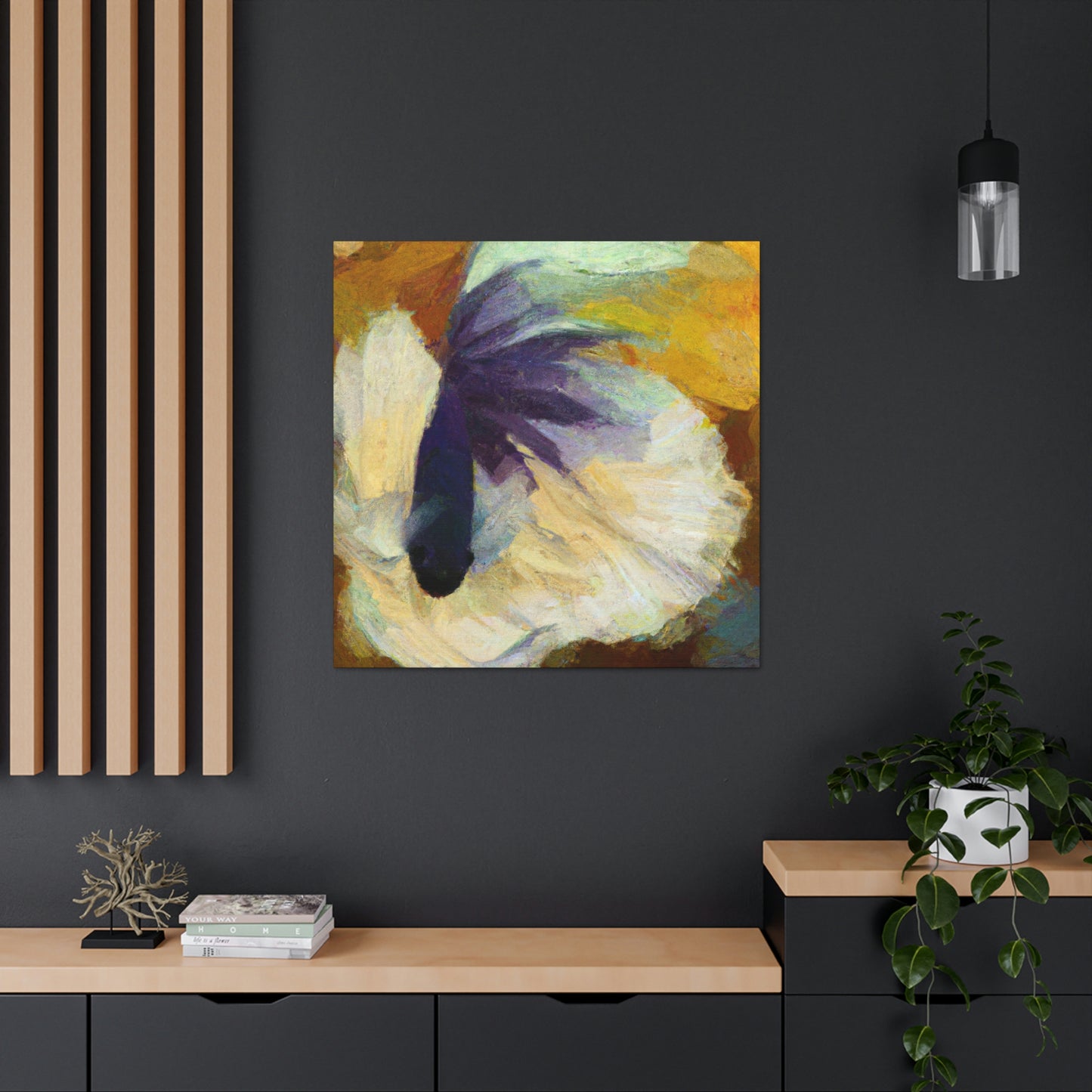 Betta Fish Abstract. - Canvas