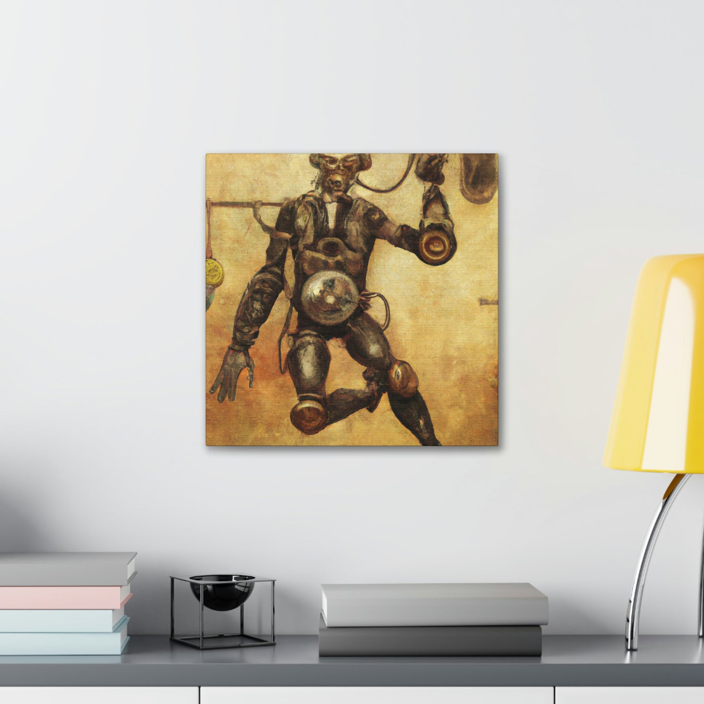 "Martial Arts Steampunk Mastery" - Canvas