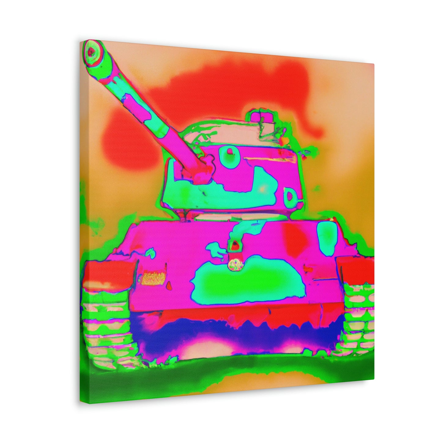 Tank Pop Explosion - Canvas