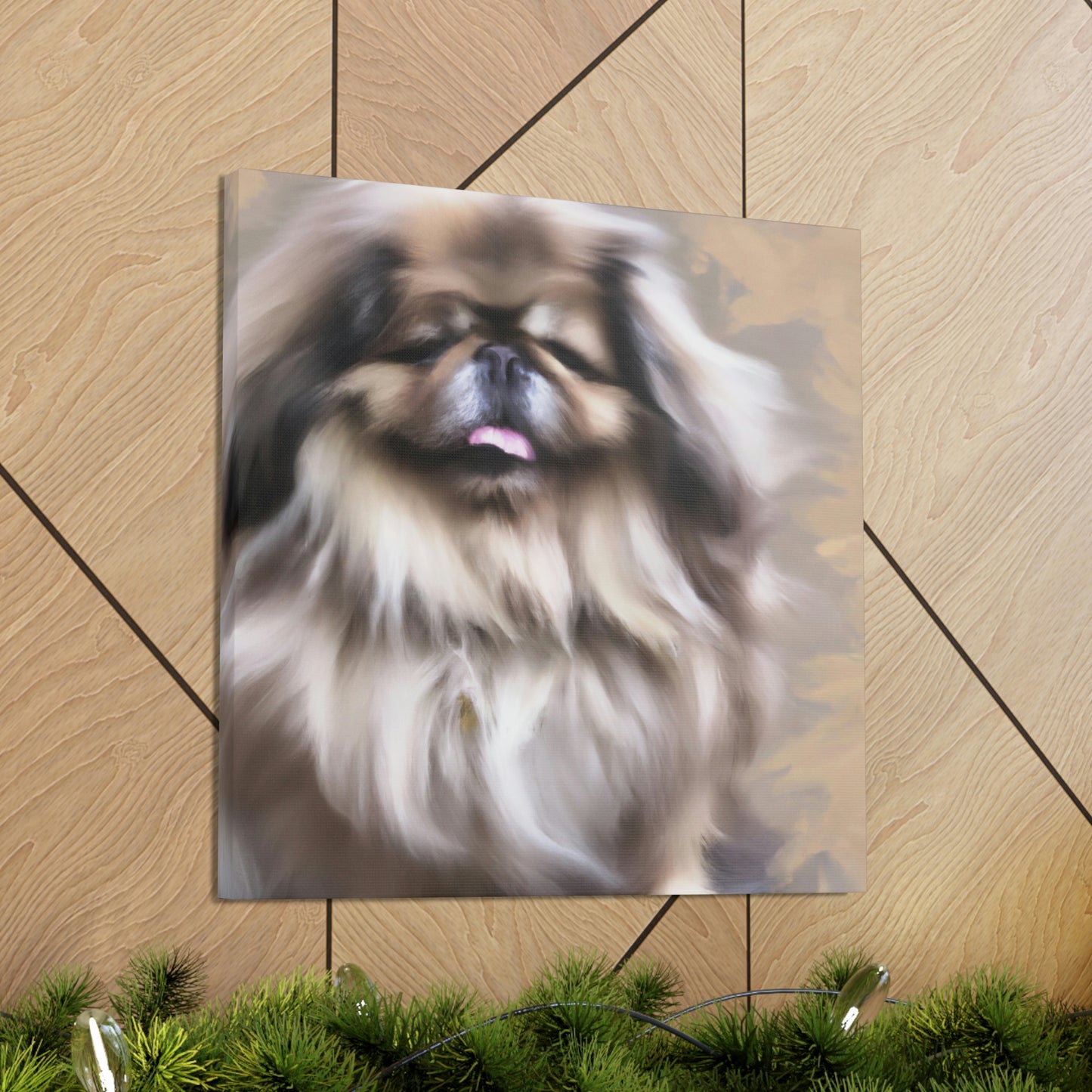 "Pekingese at Playtime" - Canvas