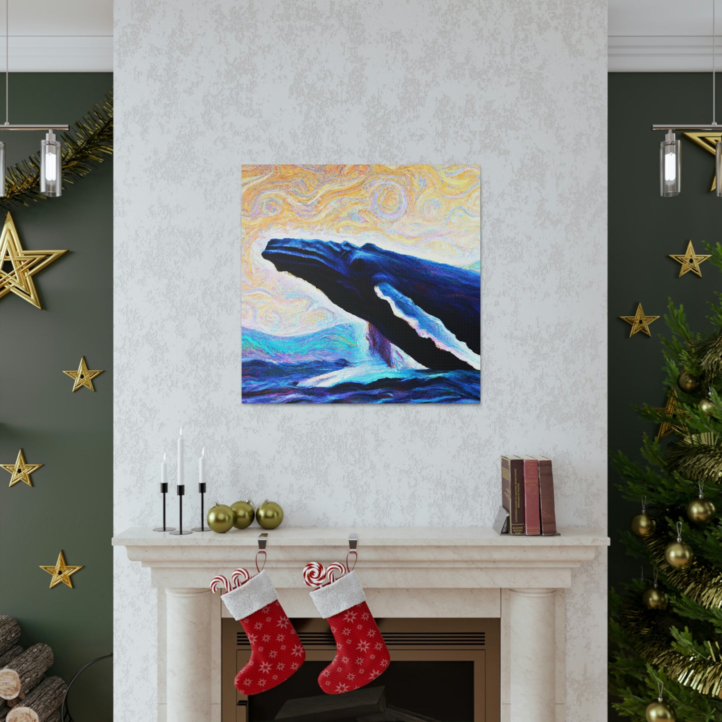 "Humpback Whale Enchantment" - Canvas