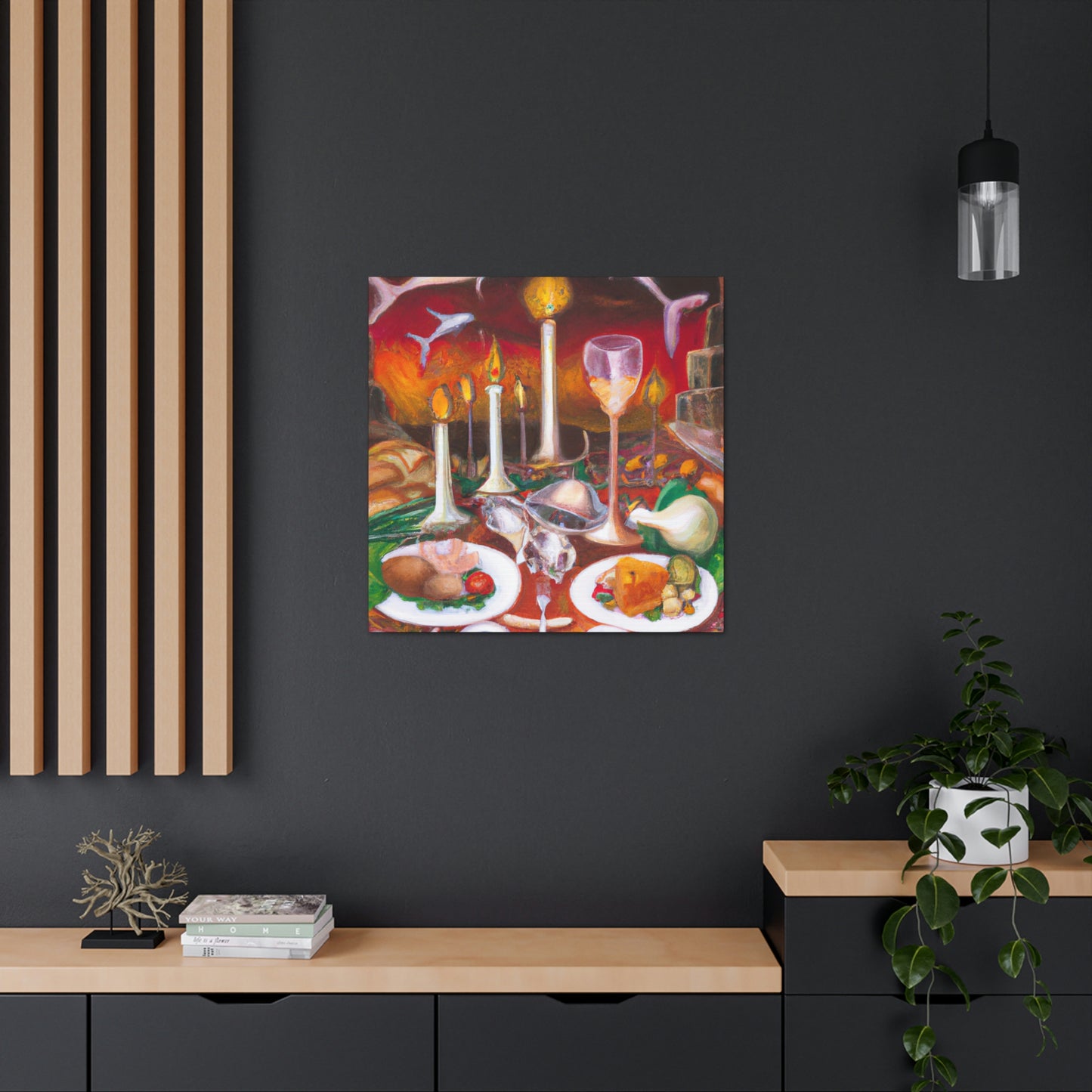 "Feasting on Inner Worlds" - Canvas