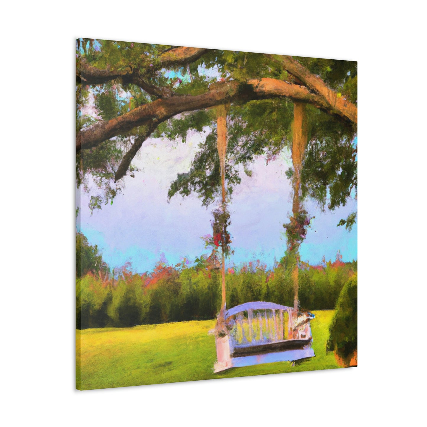 "Swinging On The Porch" - Canvas