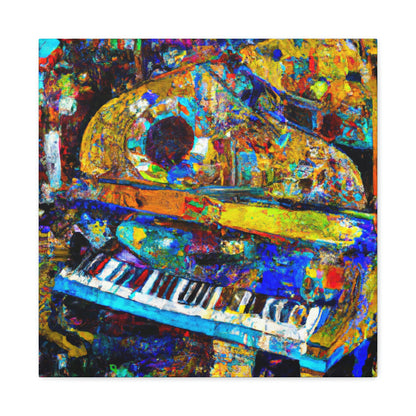 "Piano in Expressionism" - Canvas