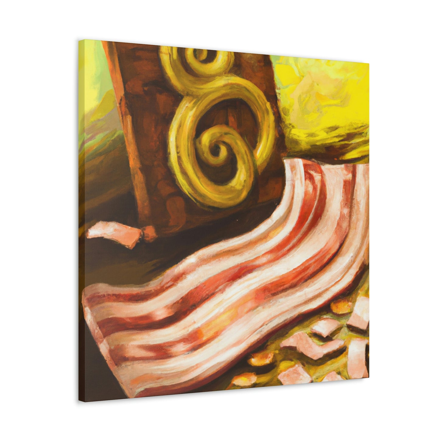 "Bacon In Steampunk Times" - Canvas