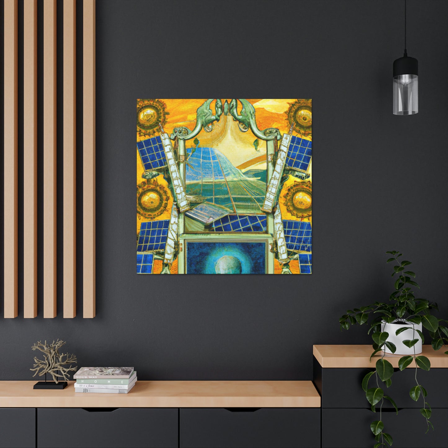 "Solar Panels Aristocracy" - Canvas