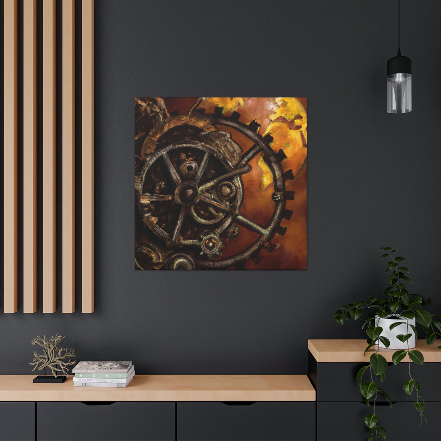 "Earth's Steampunk Legacy" - Canvas