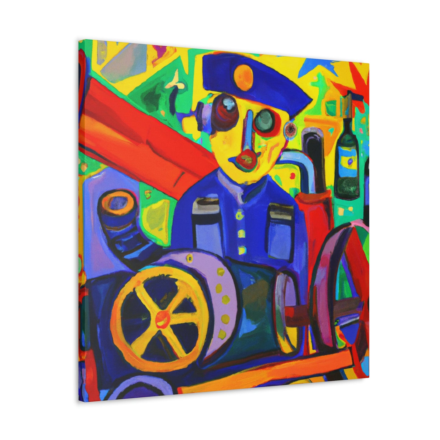 Mechanic in Flamboyance - Canvas