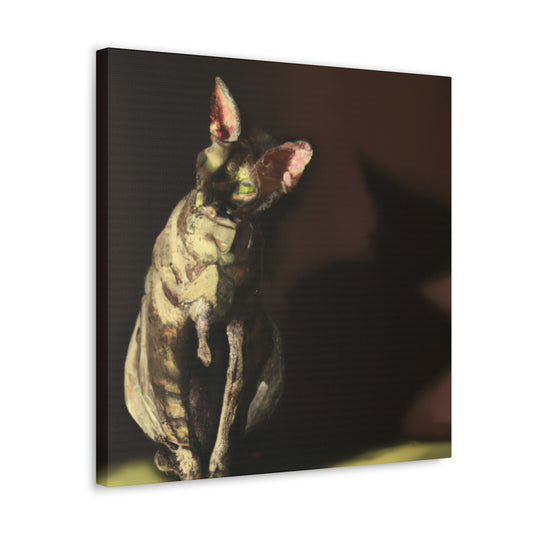 "Devon Rex Minimalism" - Canvas