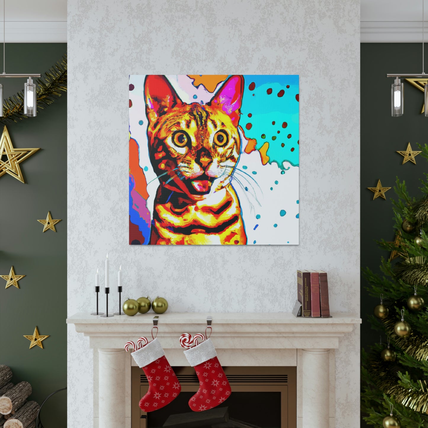 Bengal in Pop Art - Canvas