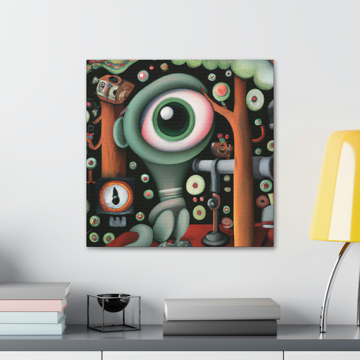 "Camouflaged Surreal World" - Canvas