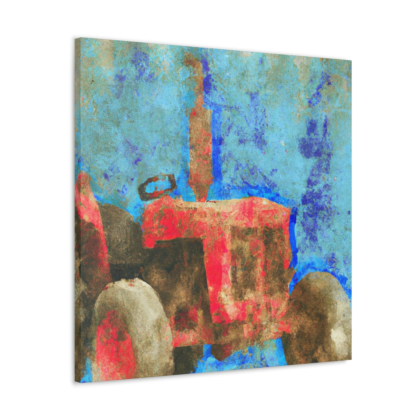 "Tractor in Simplicity" - Canvas