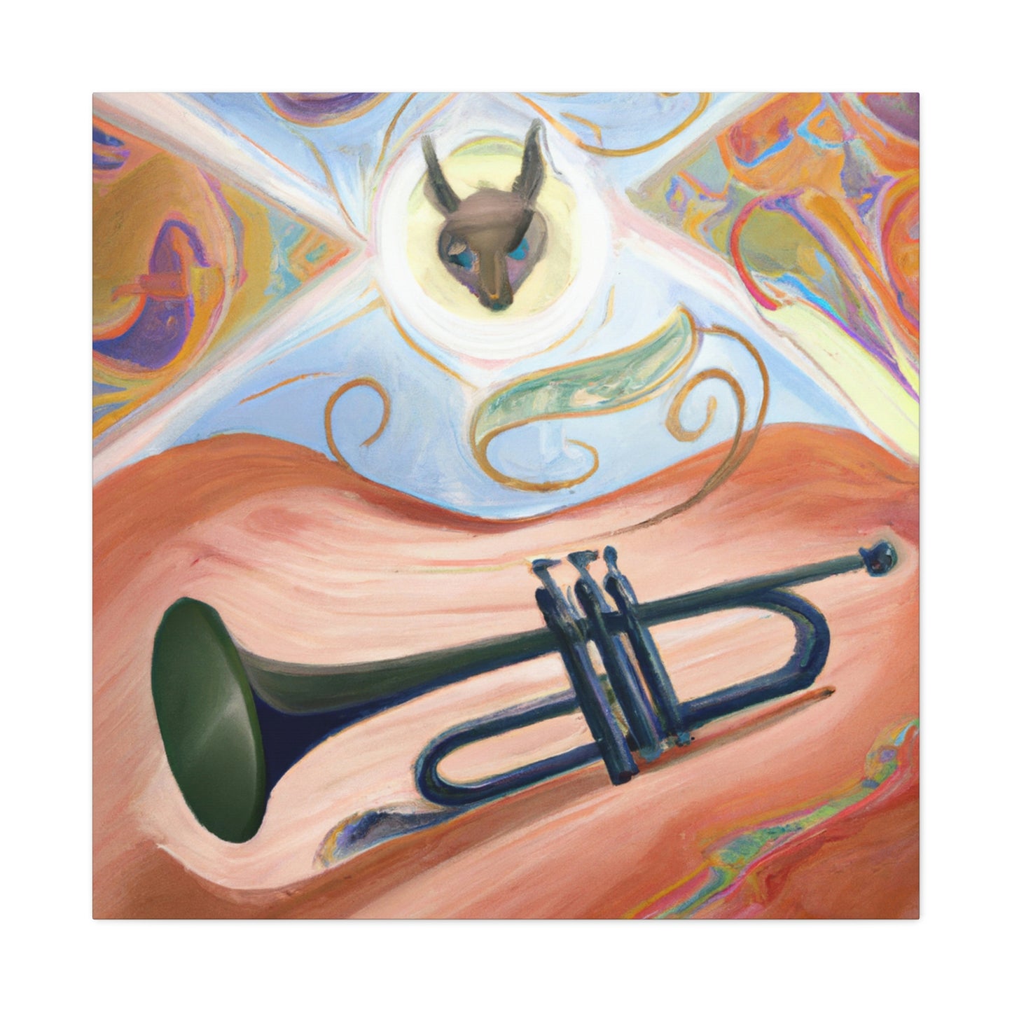 "Harmonious Trumpet Dreaming" - Canvas