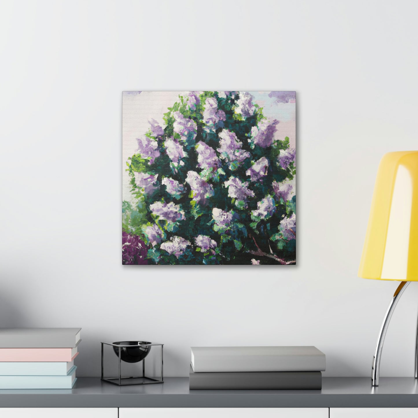 "Lilac in Abstraction" - Canvas