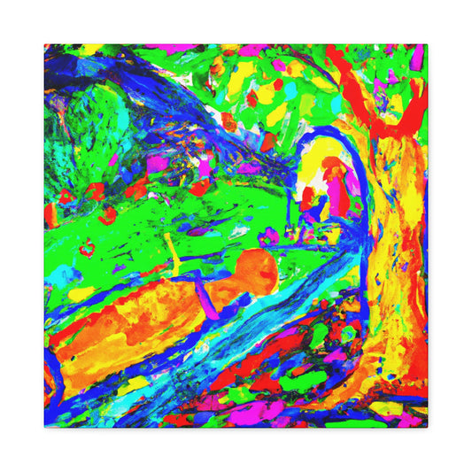 "Vibrant Blissful Fauvism" - Canvas