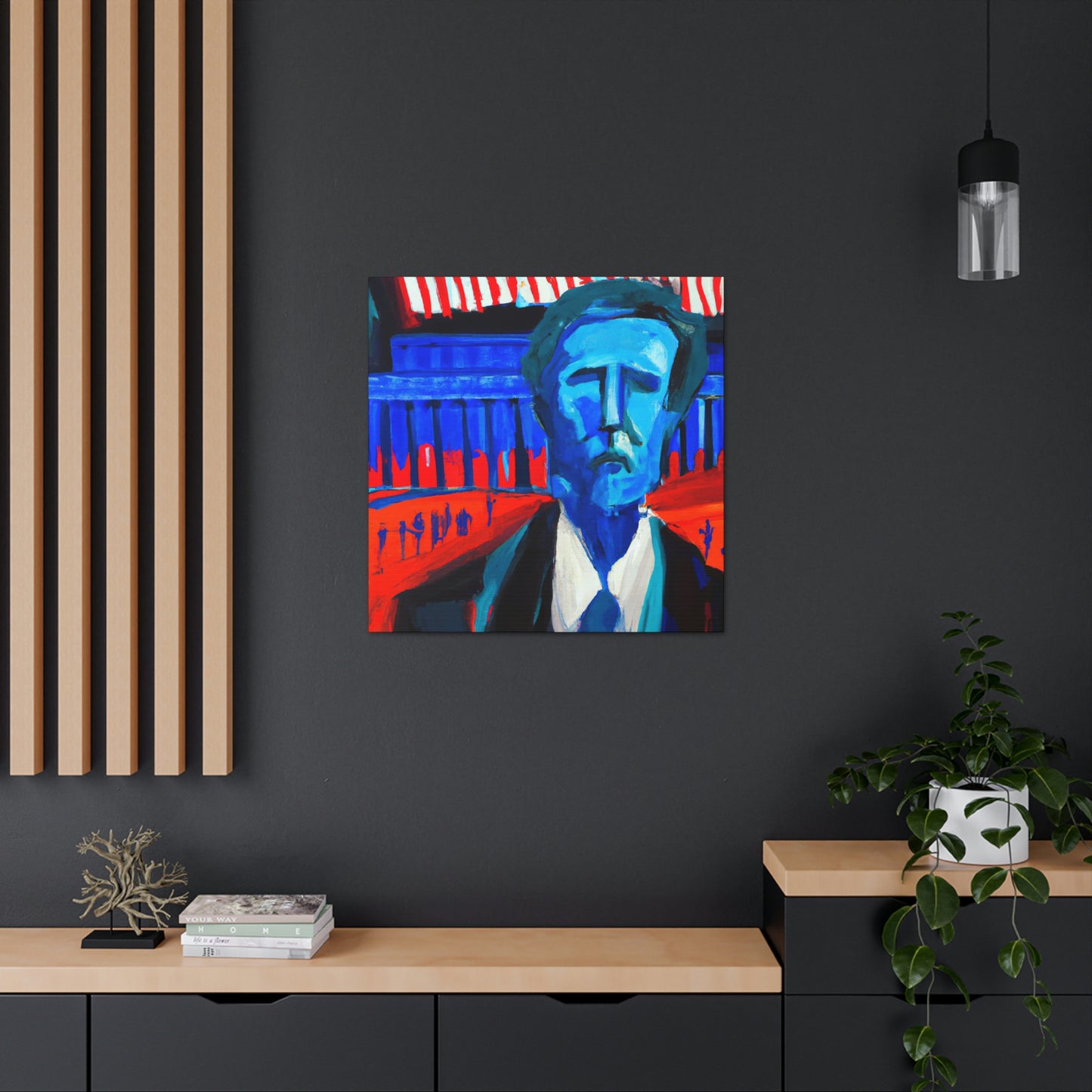 Lincoln in Surreality - Canvas