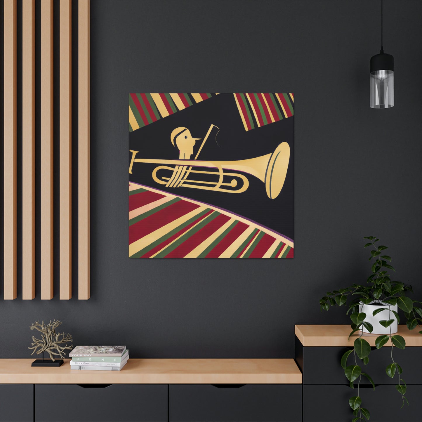 Resounding Jazz Trumpets - Canvas