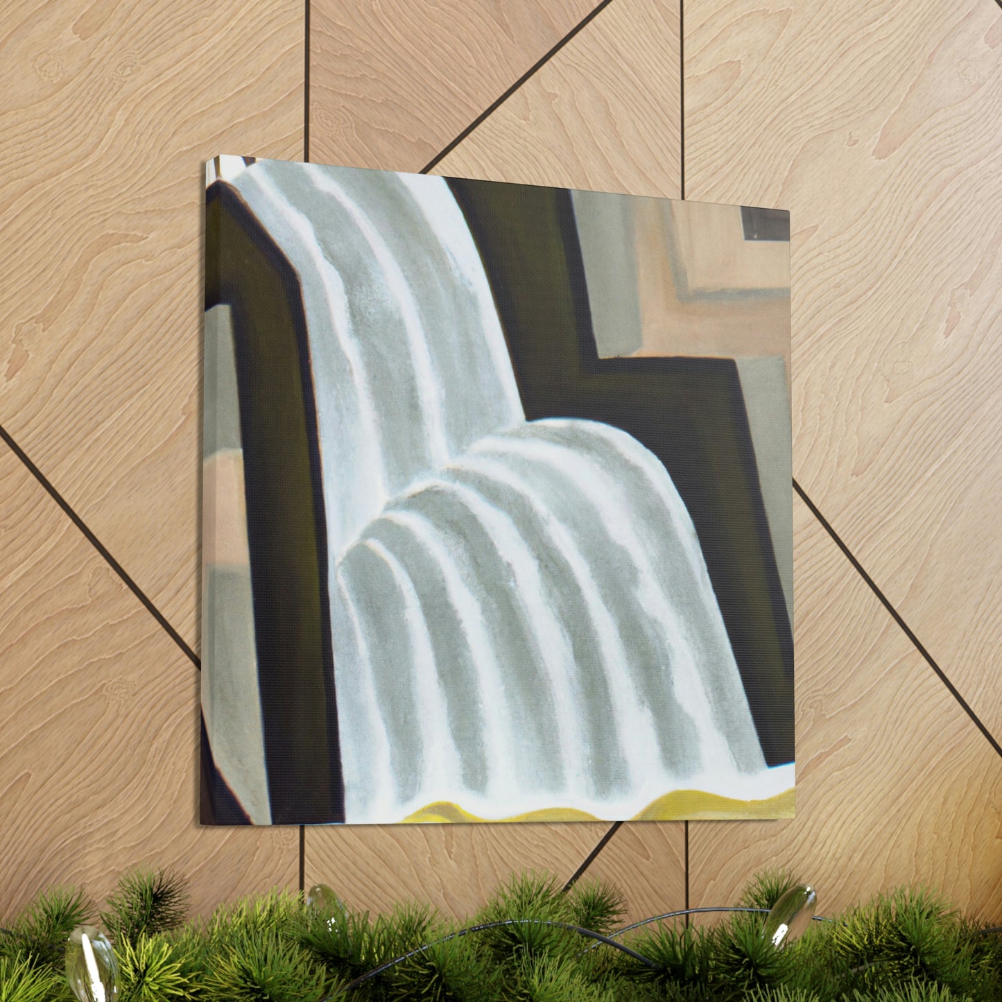 "Falling Water Reflection" - Canvas