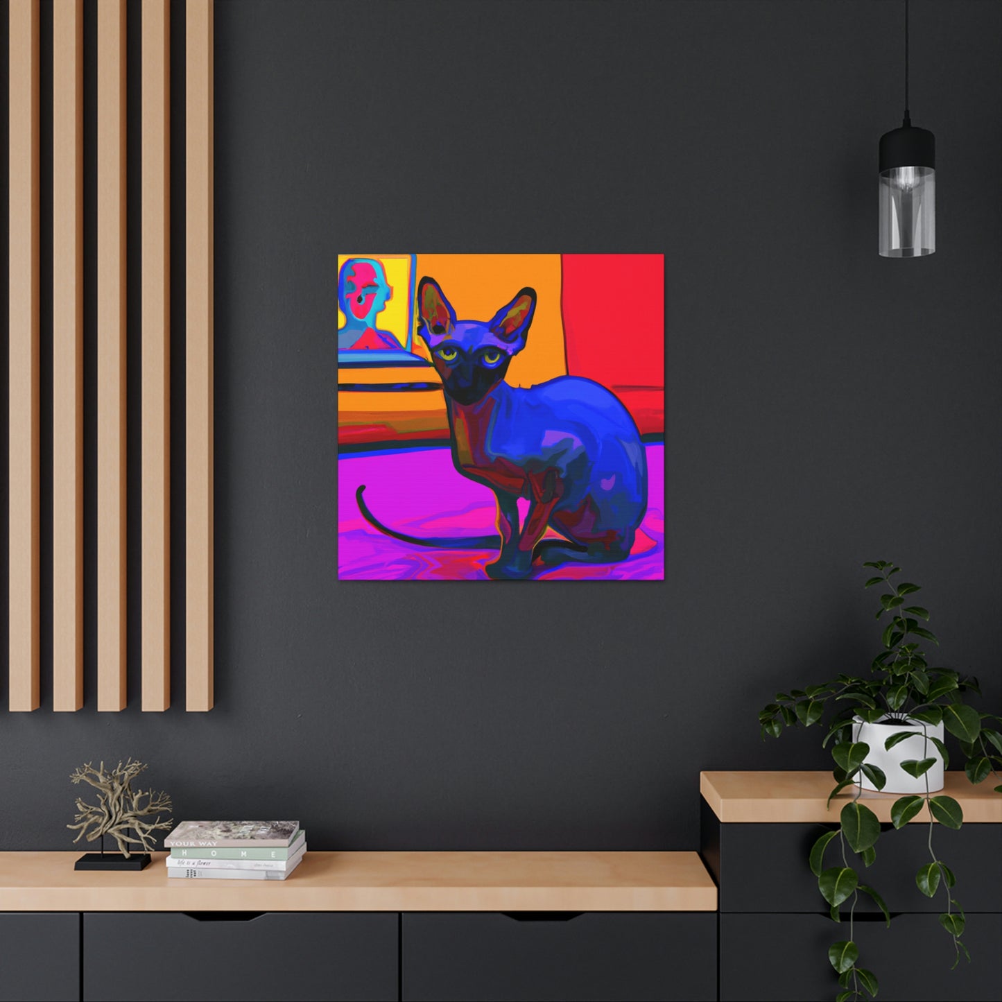 Sphynx in Fauvism - Canvas