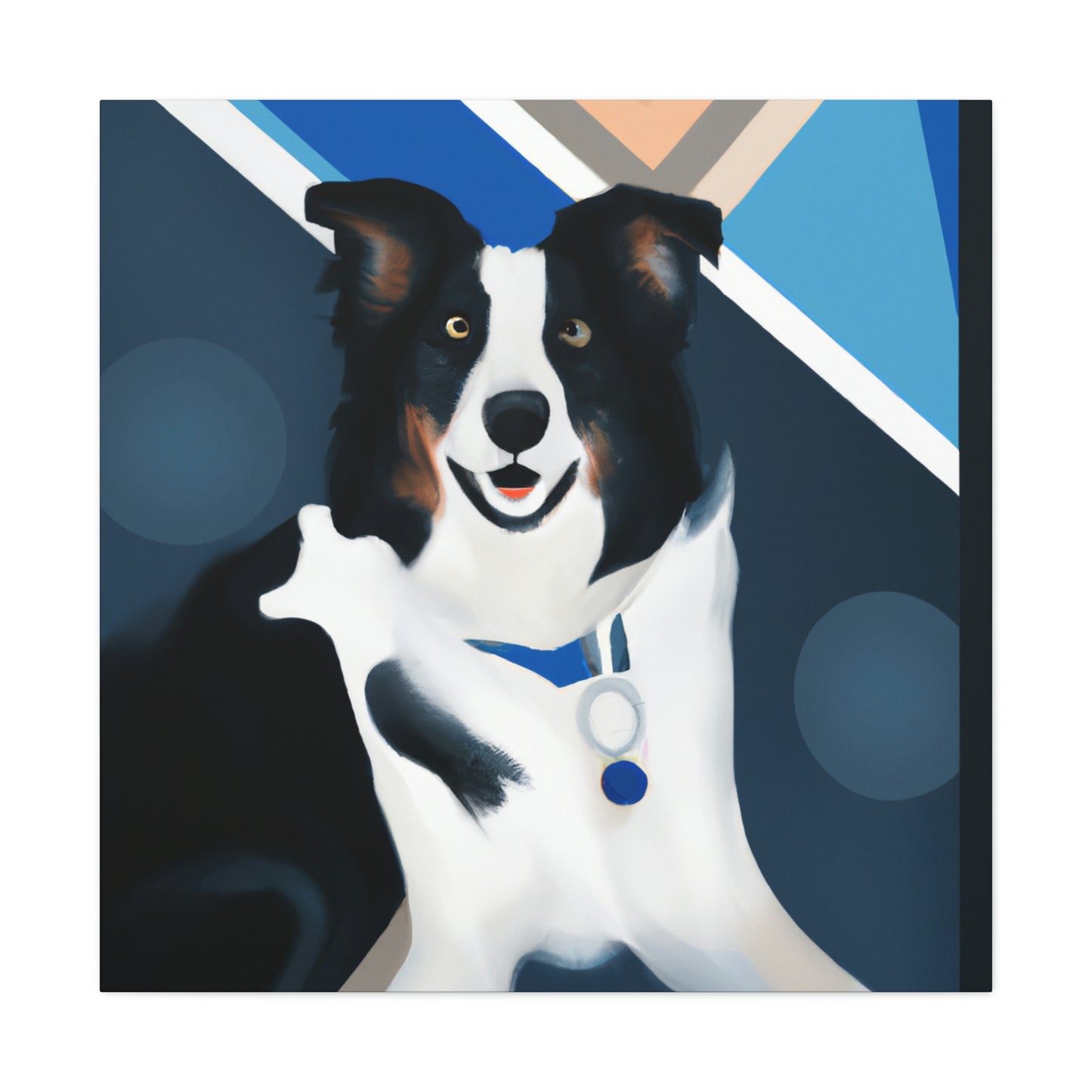 Border Collie Brilliance - Canvas