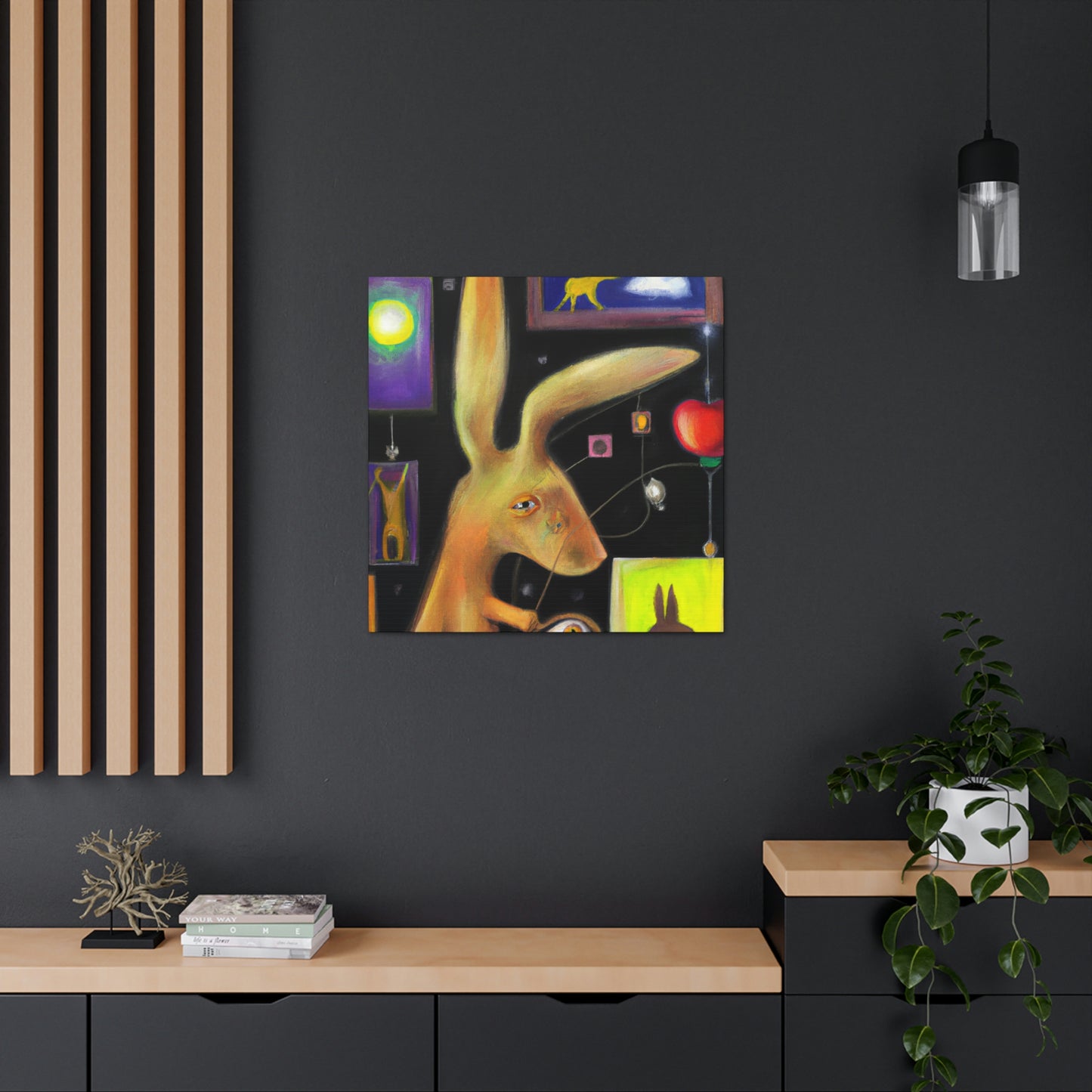 Rabbit in Eternal Dream - Canvas