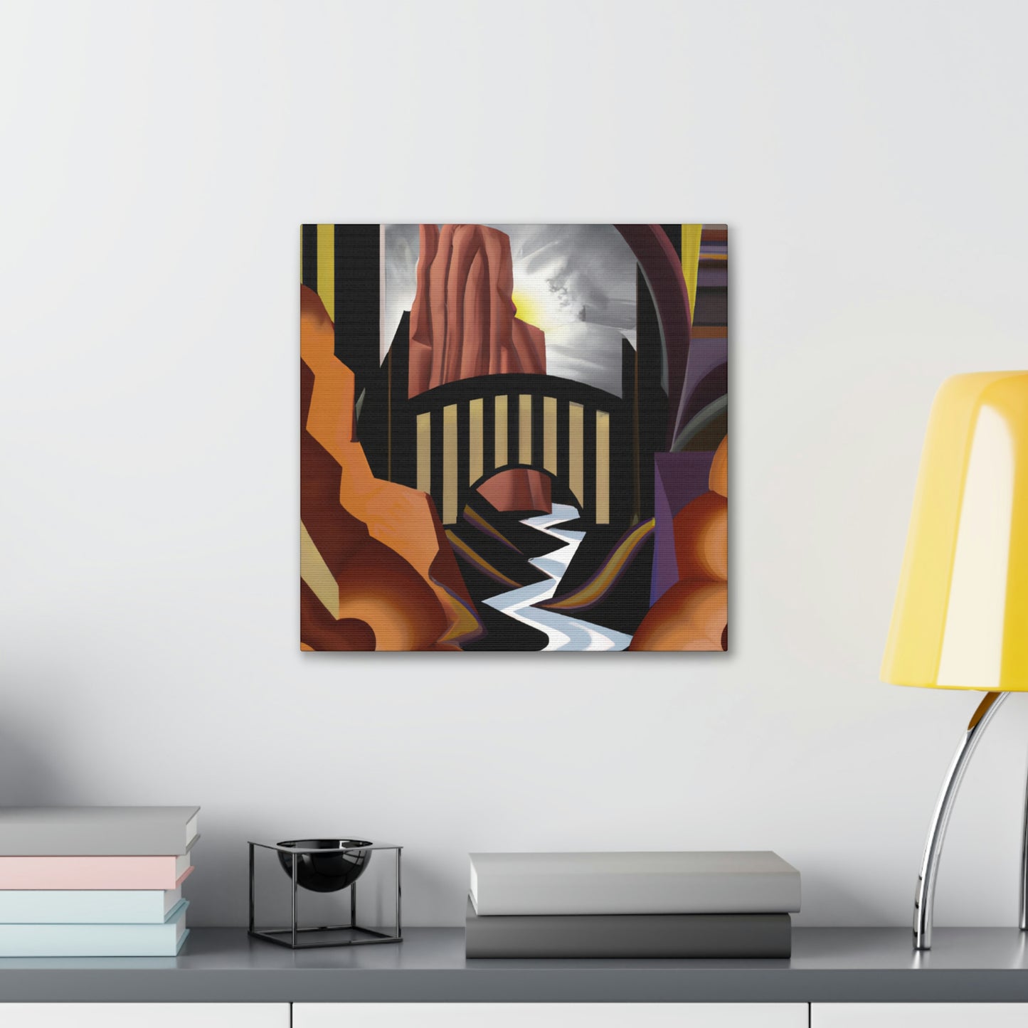 "Canyon of Jazz Age" - Canvas