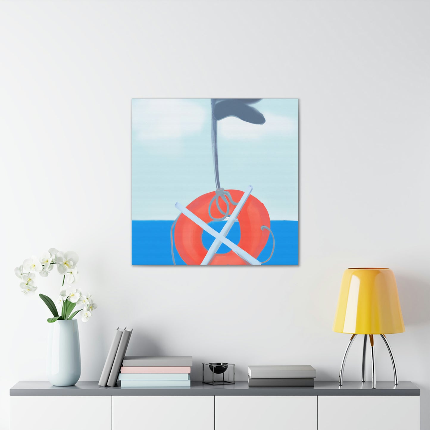 Raft of Life's Journey - Canvas