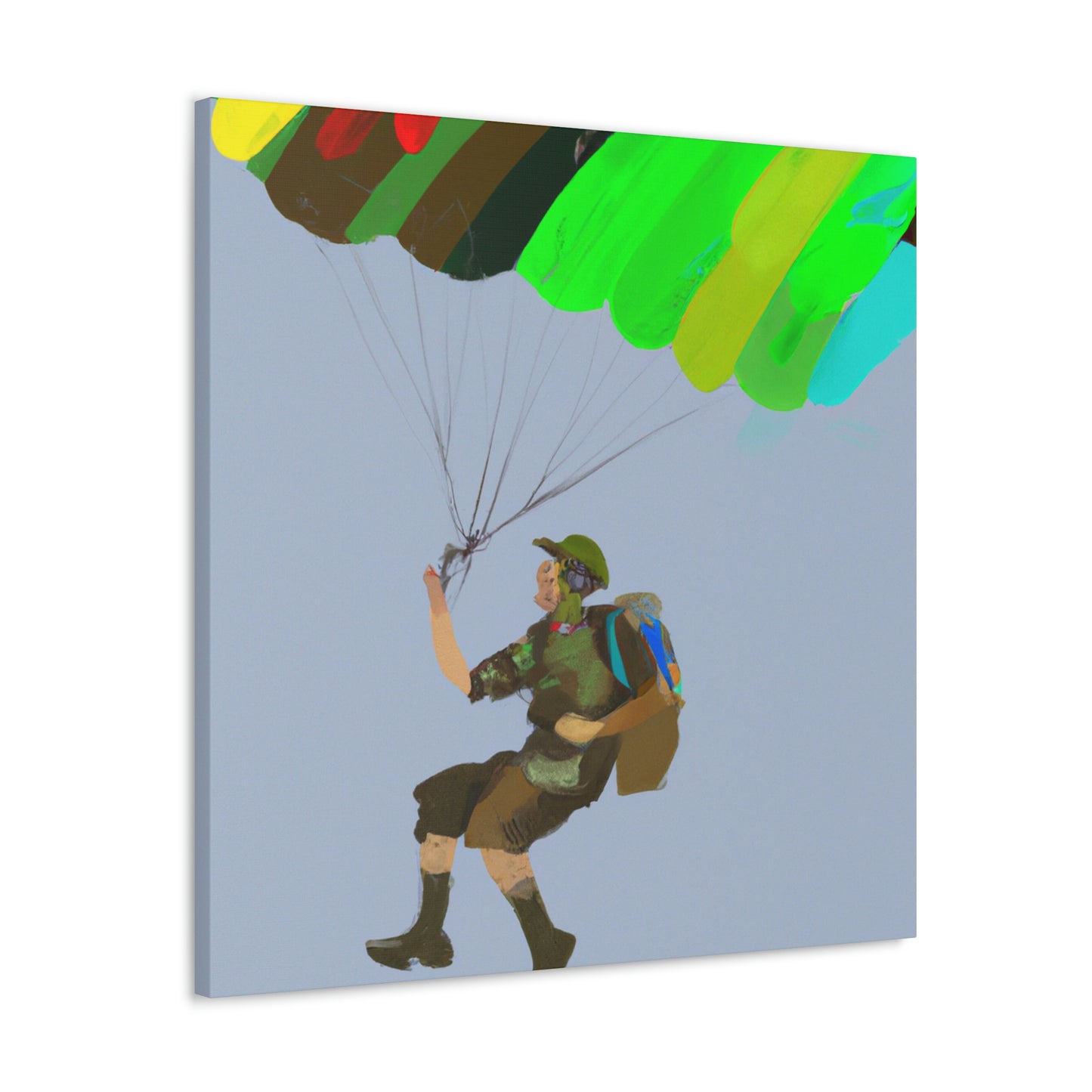 Paratrooper Fauvism Joy - Canvas