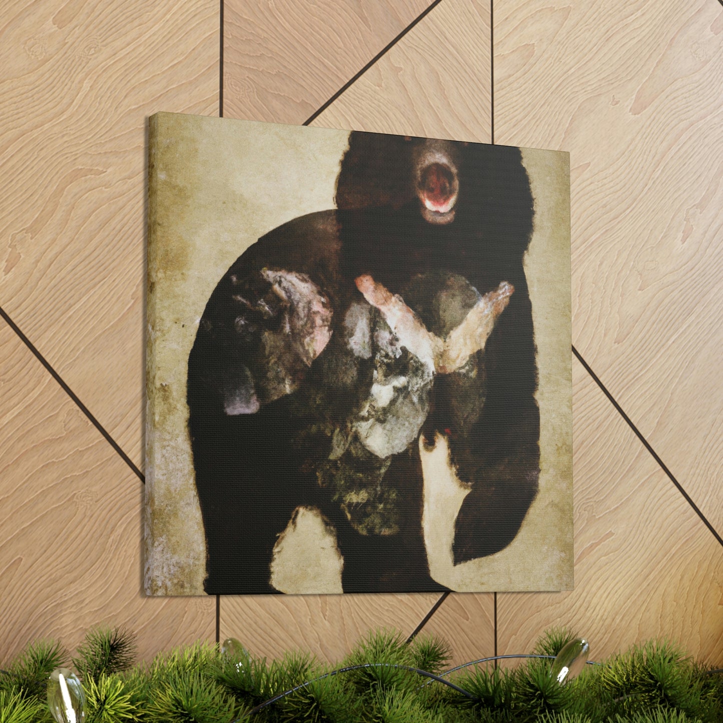 Black Bear Deco Dream - Canvas