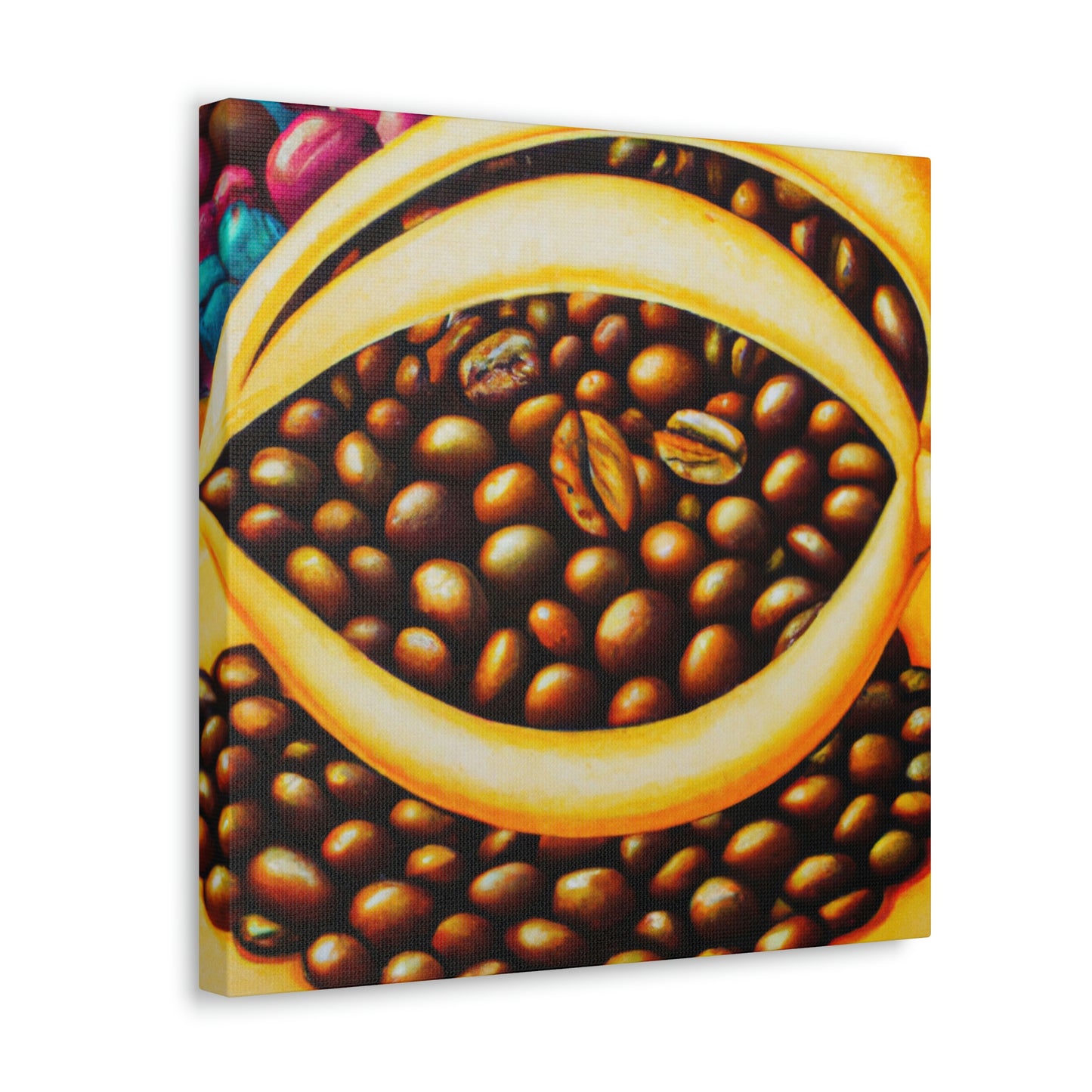 "Coffee Beans Dreamscape" - Canvas