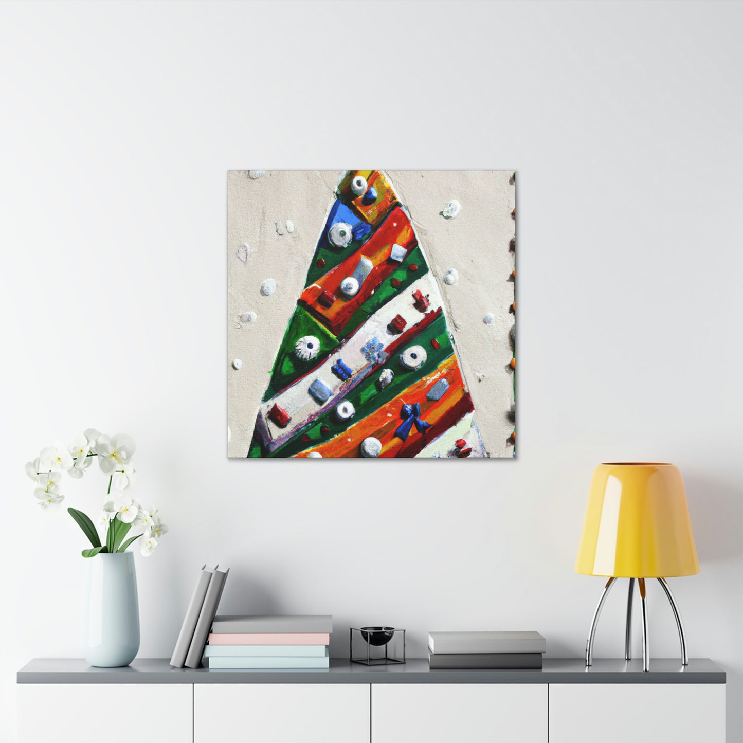 "Christmas Tree Fantasyland" - Canvas