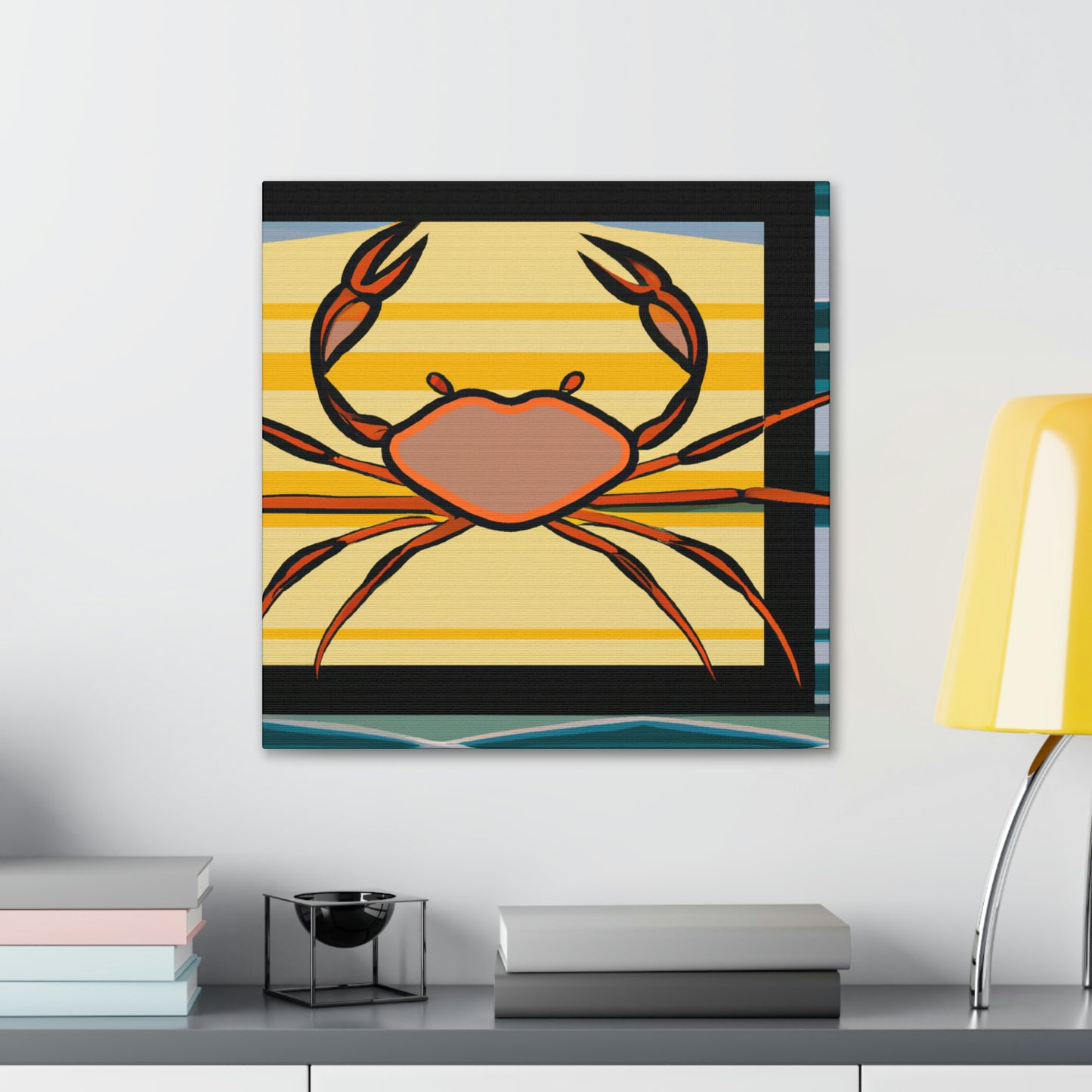 Crab in DecoGlamour - Canvas