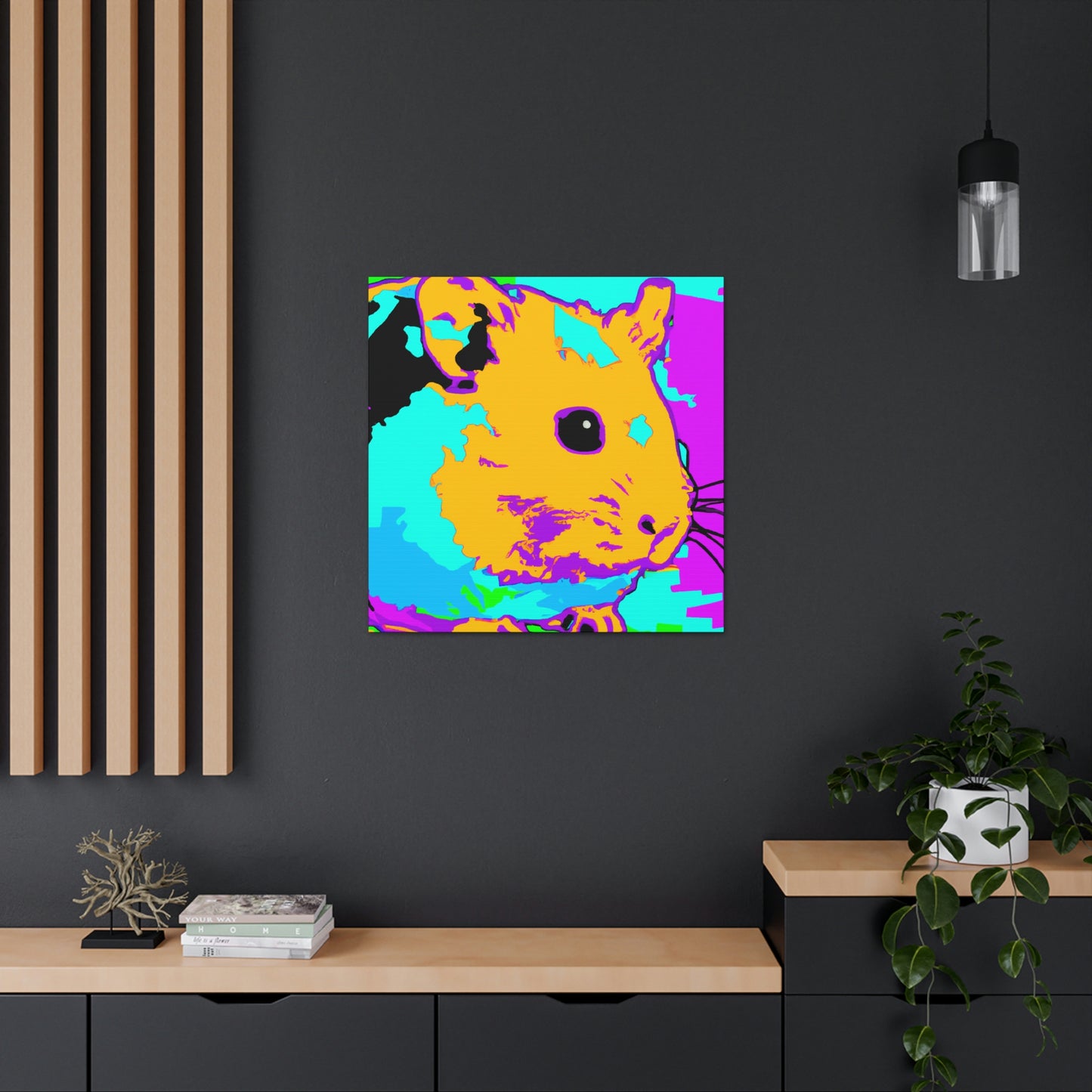 Hamsters in Minimalism - Canvas