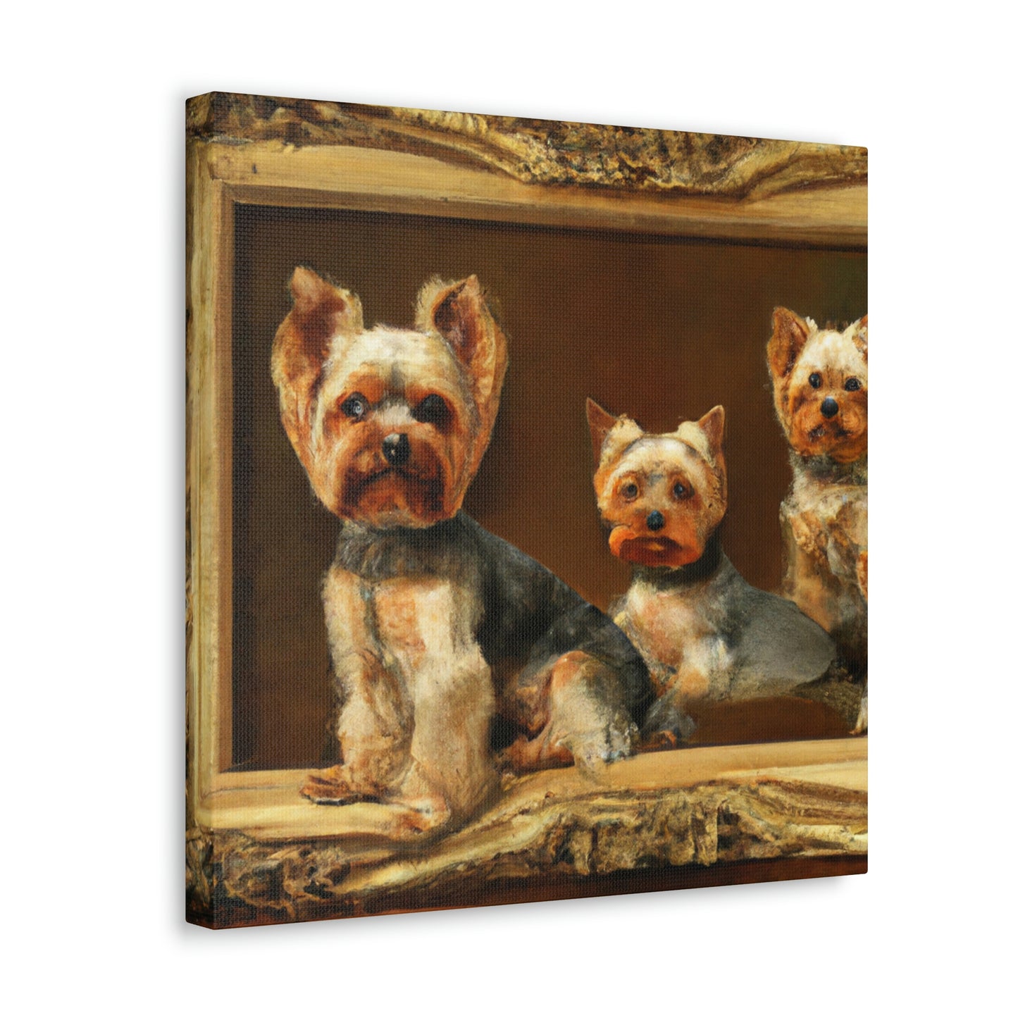 Yorkshire Terrier Symmetry - Canvas